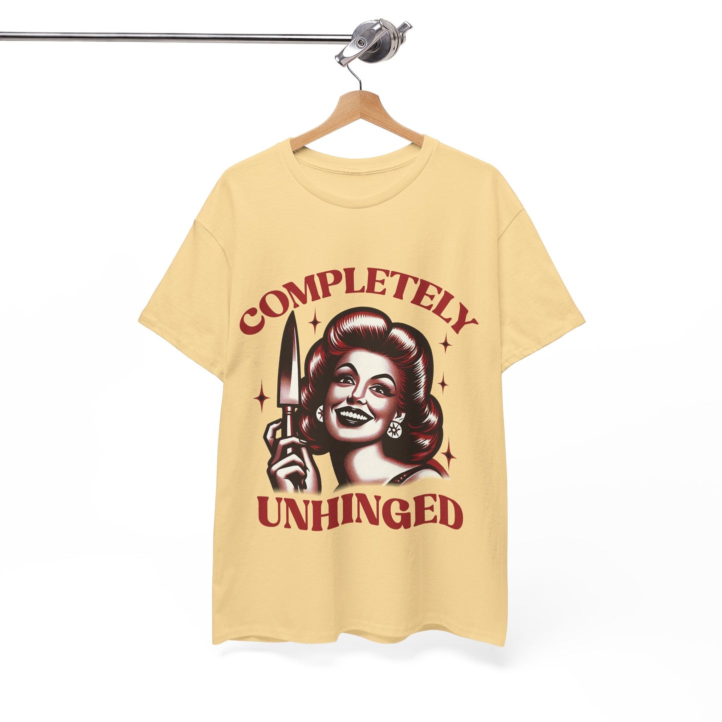Completely Unhinged Unisex Heavy Cotton Tee