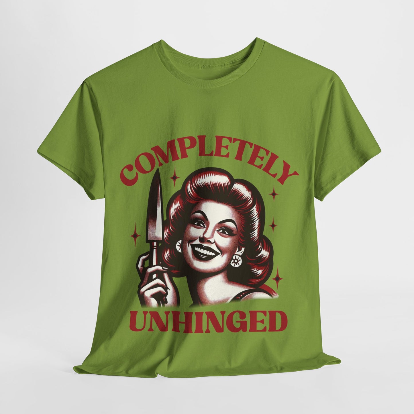 Completely Unhinged Unisex Heavy Cotton Tee