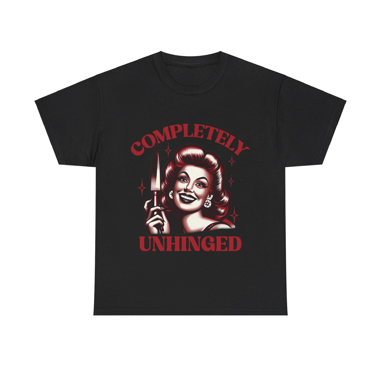 Completely Unhinged Unisex Heavy Cotton Tee