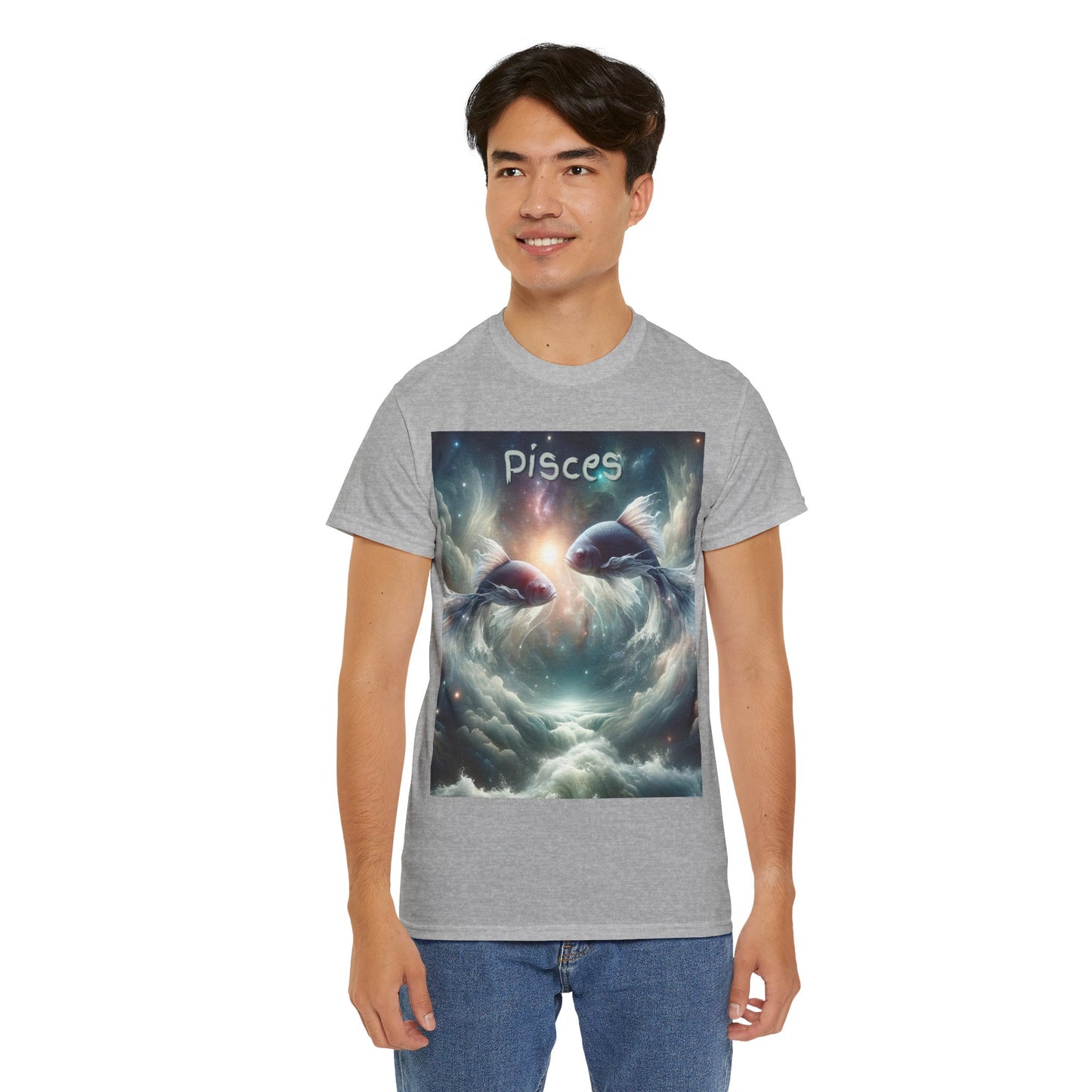 Pisces Unisex Heavy Cotton Tee