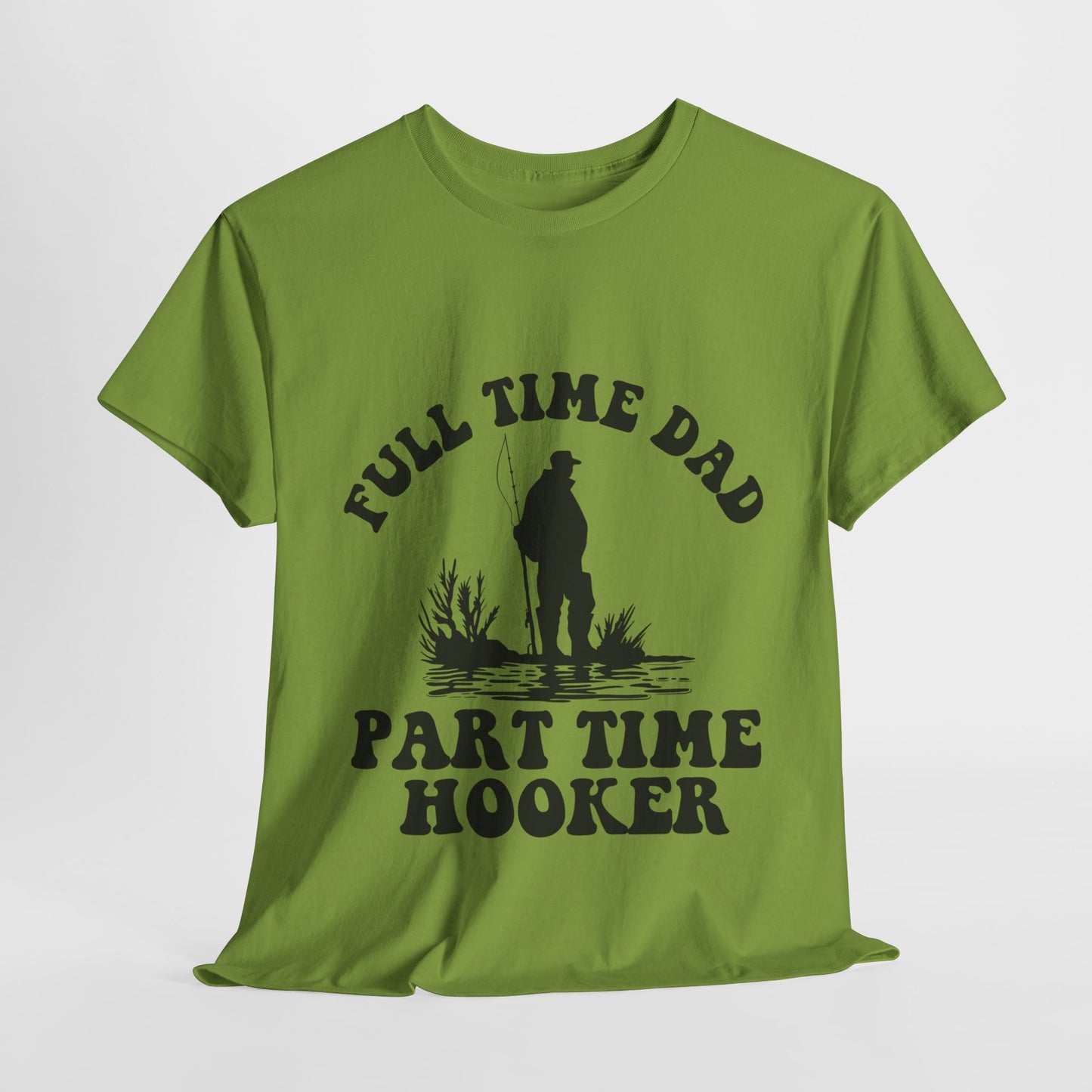 Full Time Dad Unisex Heavy Cotton Tee