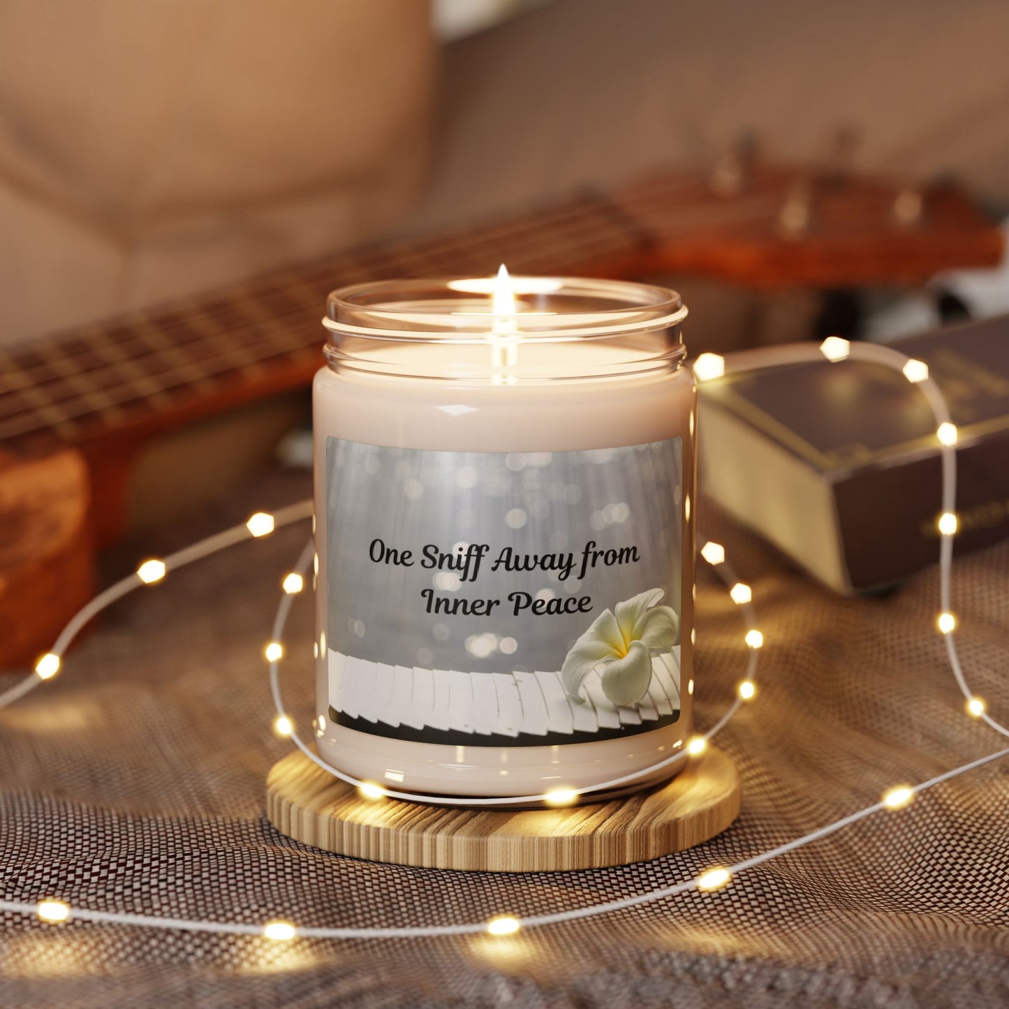 One Sniff Away From Inner Peace Scented Soy Candle, 9oz