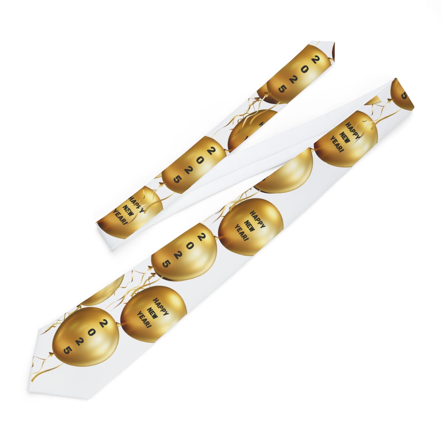 Happy New Year 2025 Necktie 1