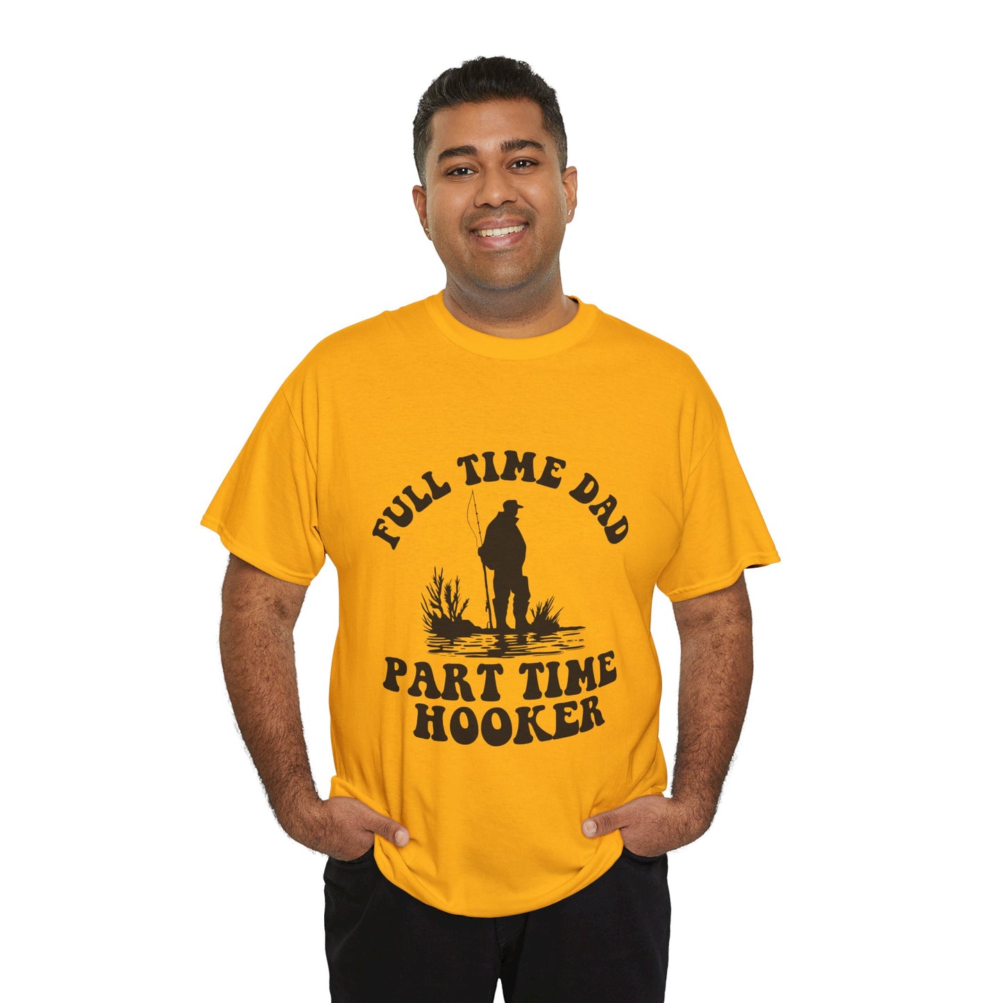 Full Time Dad Unisex Heavy Cotton Tee