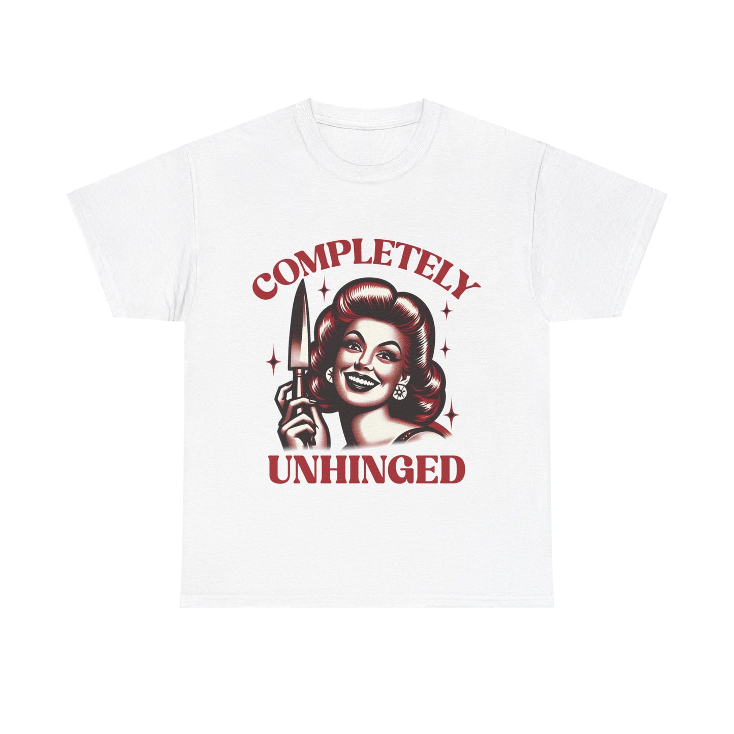Completely Unhinged Unisex Heavy Cotton Tee