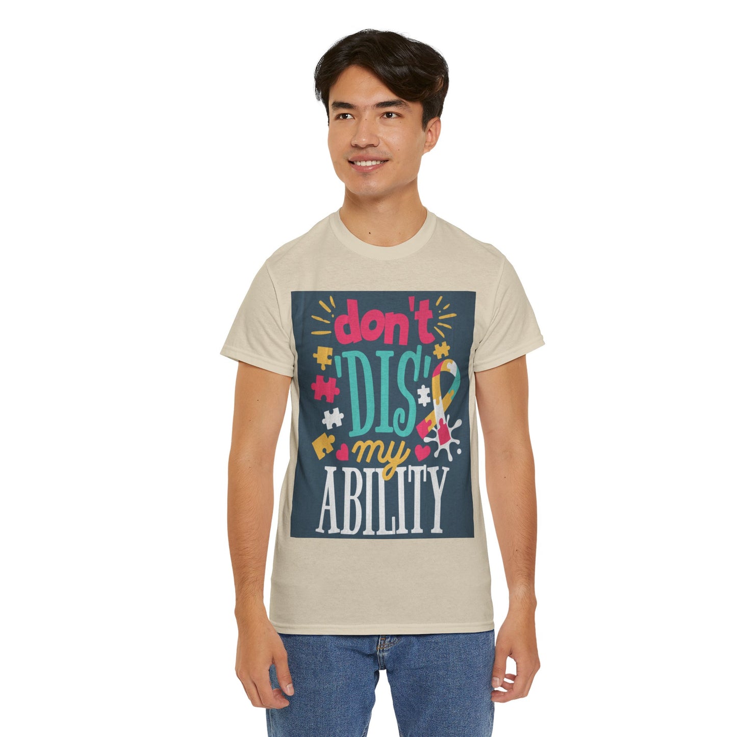 Don't Dis My Ability Unisex Heavy Cotton Tee