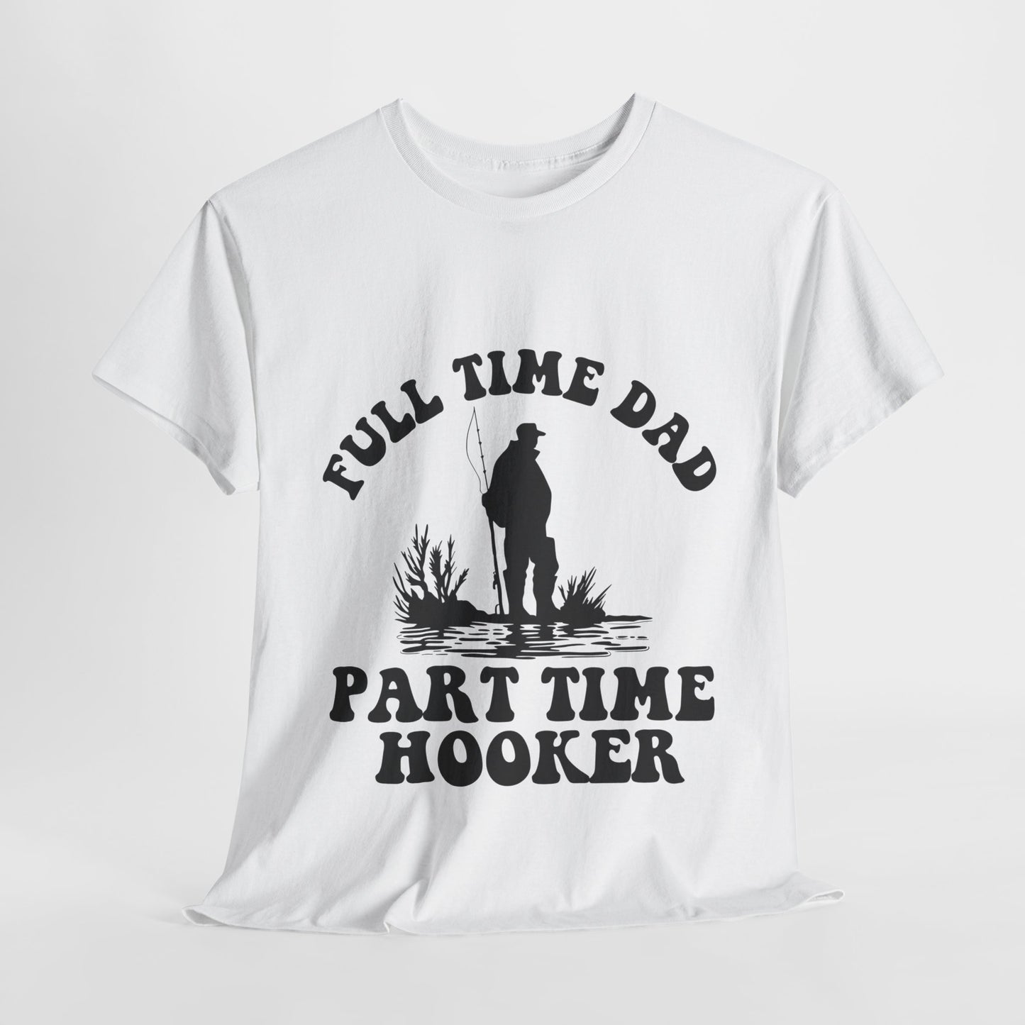 Full Time Dad Unisex Heavy Cotton Tee
