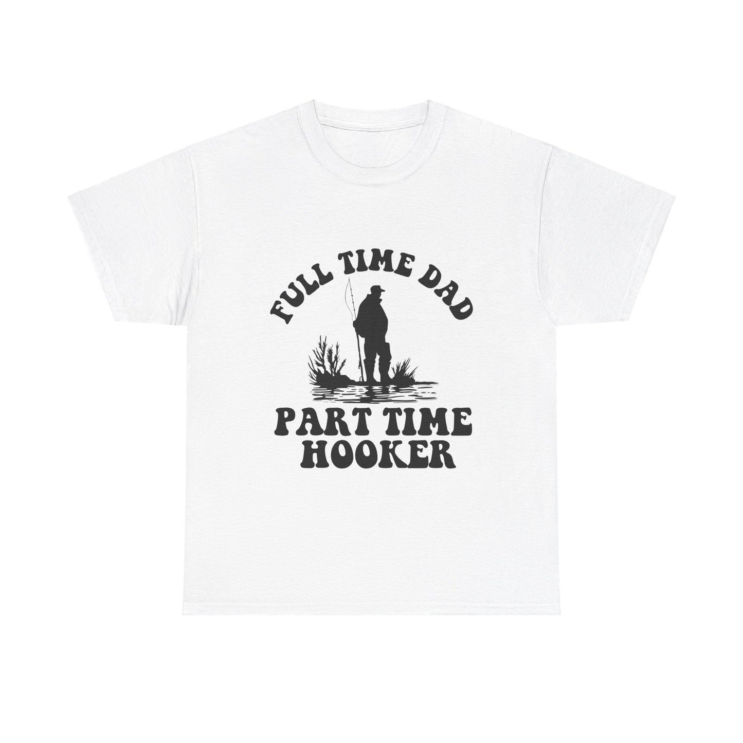 Full Time Dad Unisex Heavy Cotton Tee