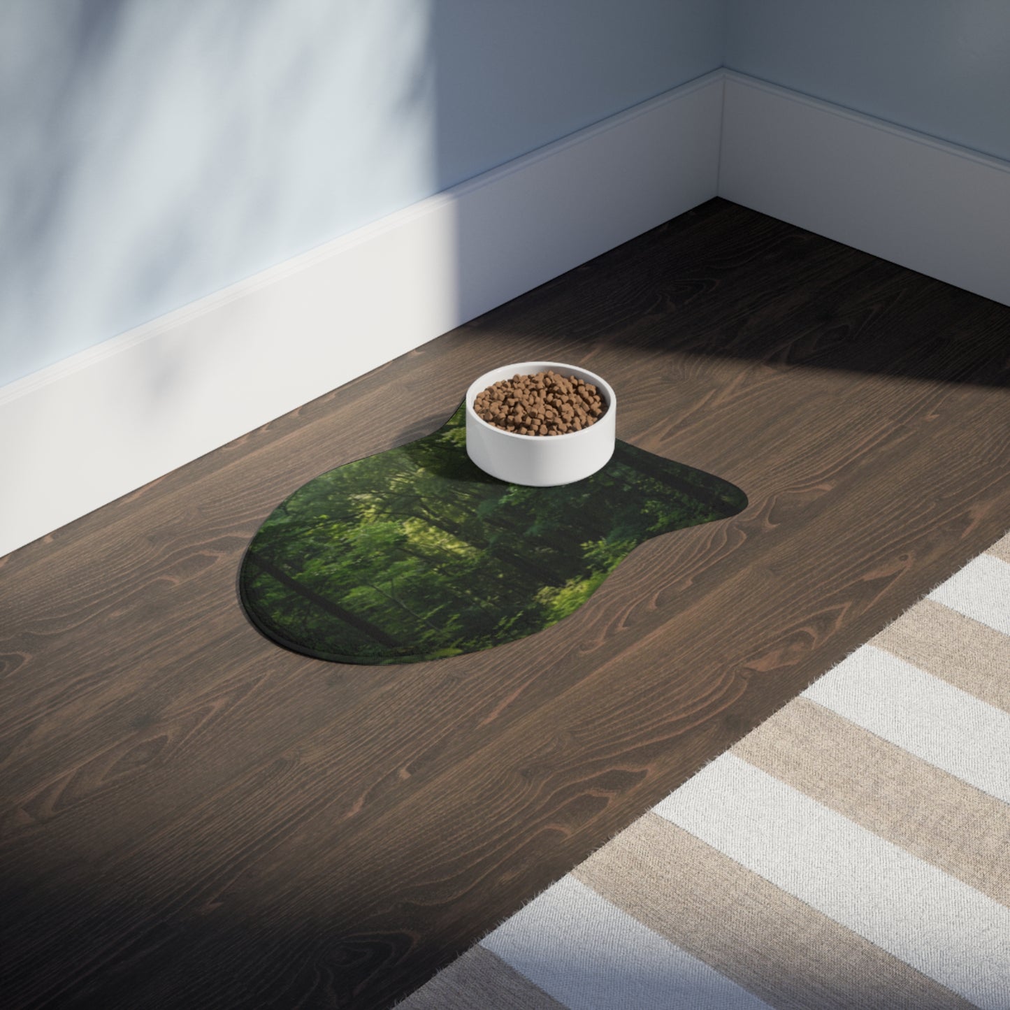 Forest Green Pet Feeding Mats