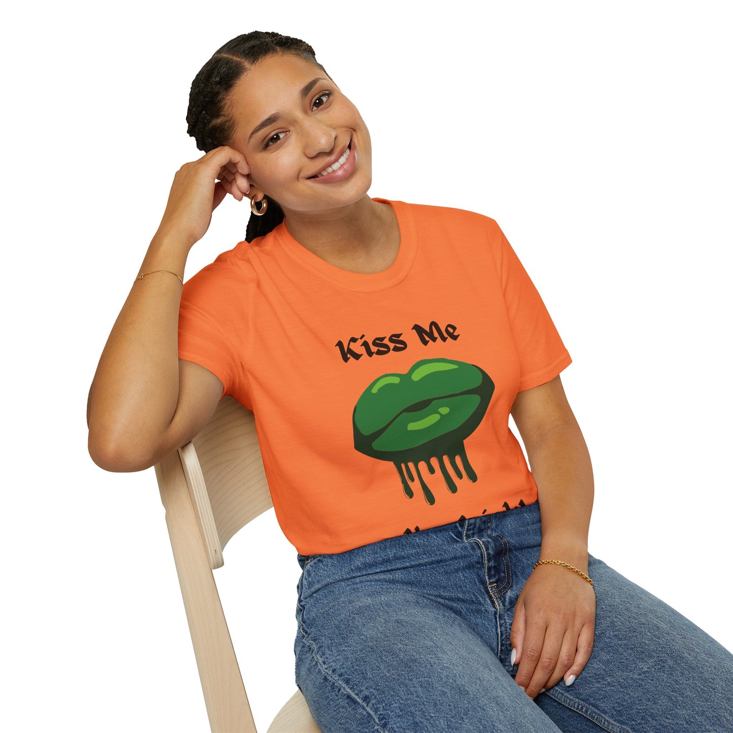 Kiss Me I'm Irish Unisex Softstyle T-Shirt - Perfect for St. Patrick's Day Celebrations