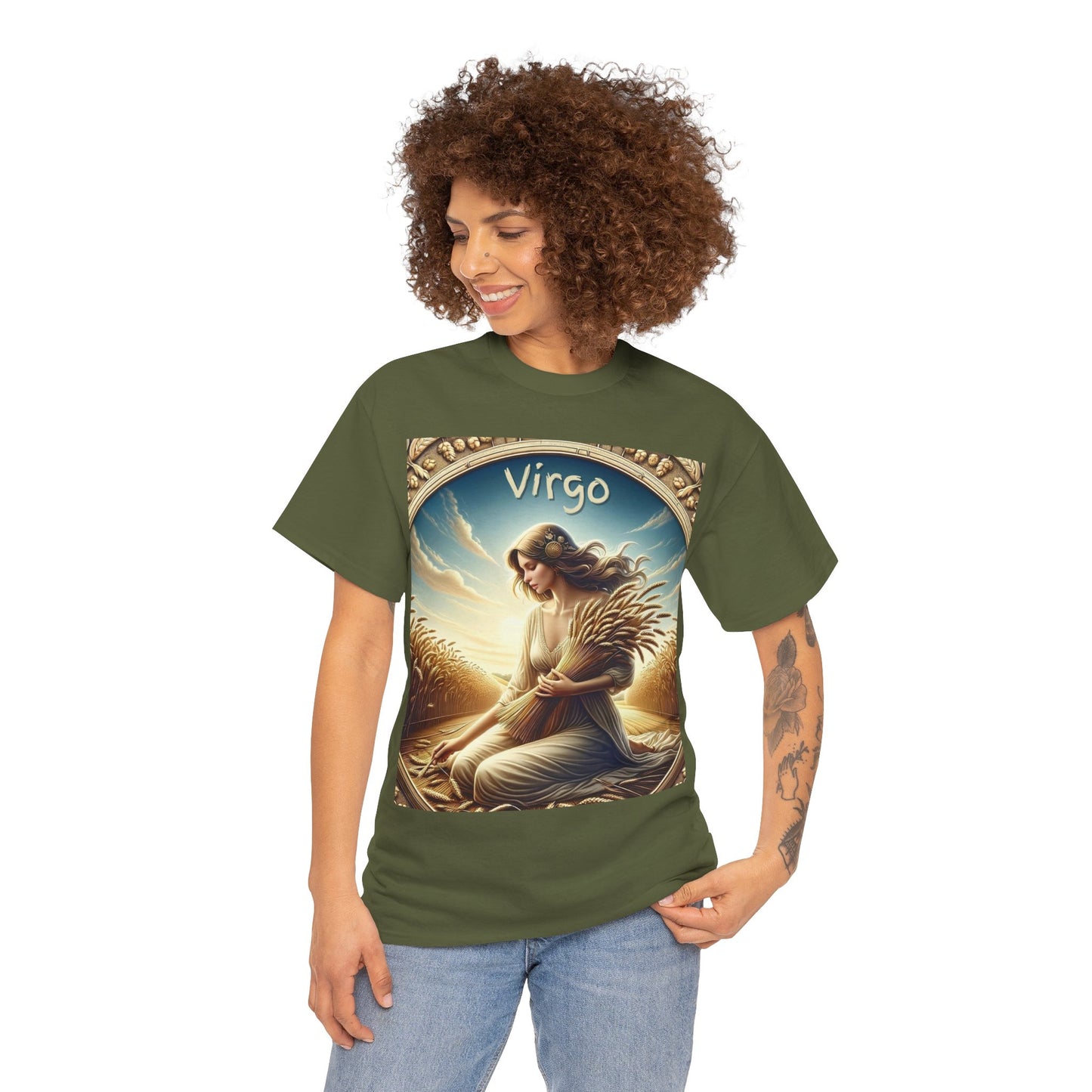 Virgo Unisex Heavy Cotton Tee