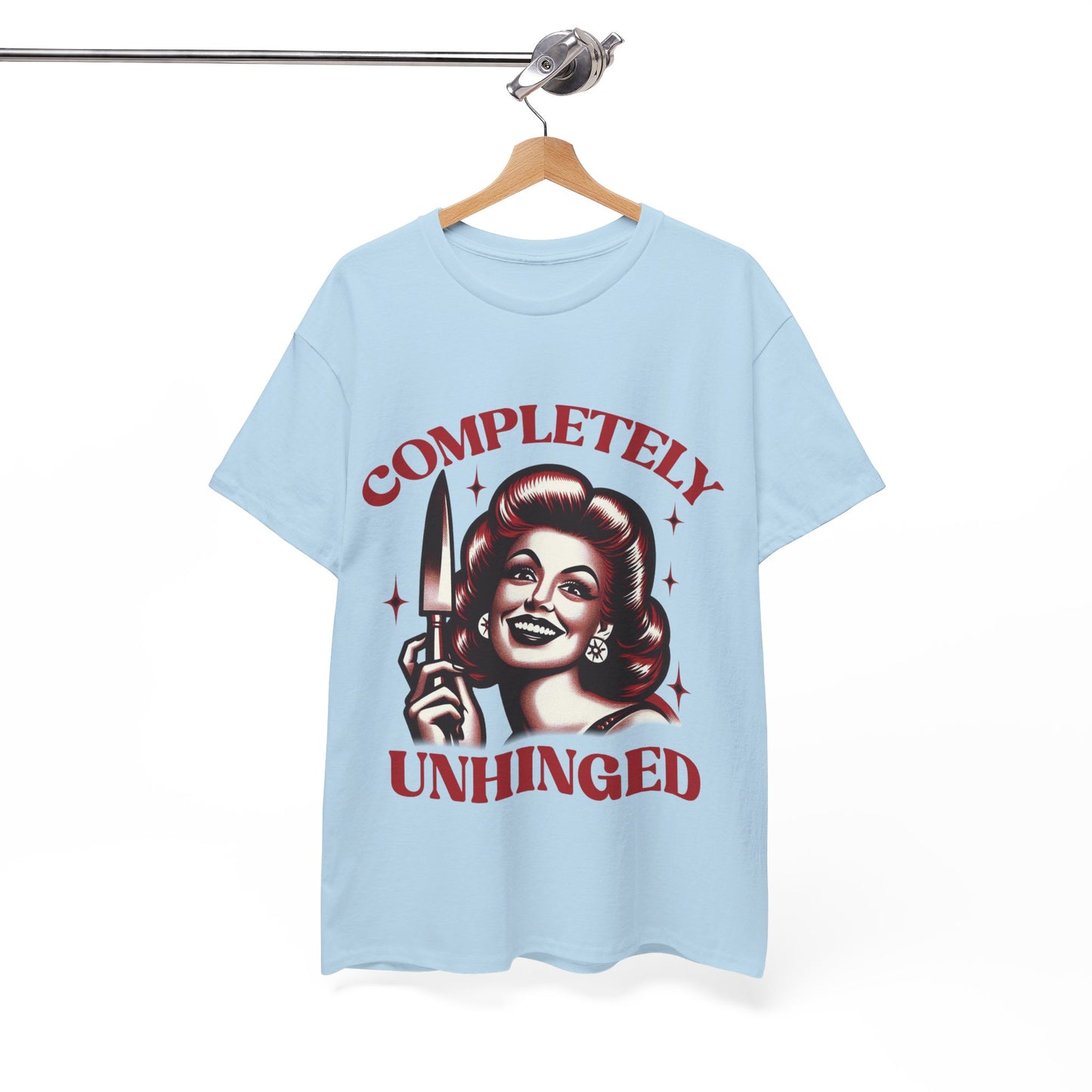 Completely Unhinged Unisex Heavy Cotton Tee