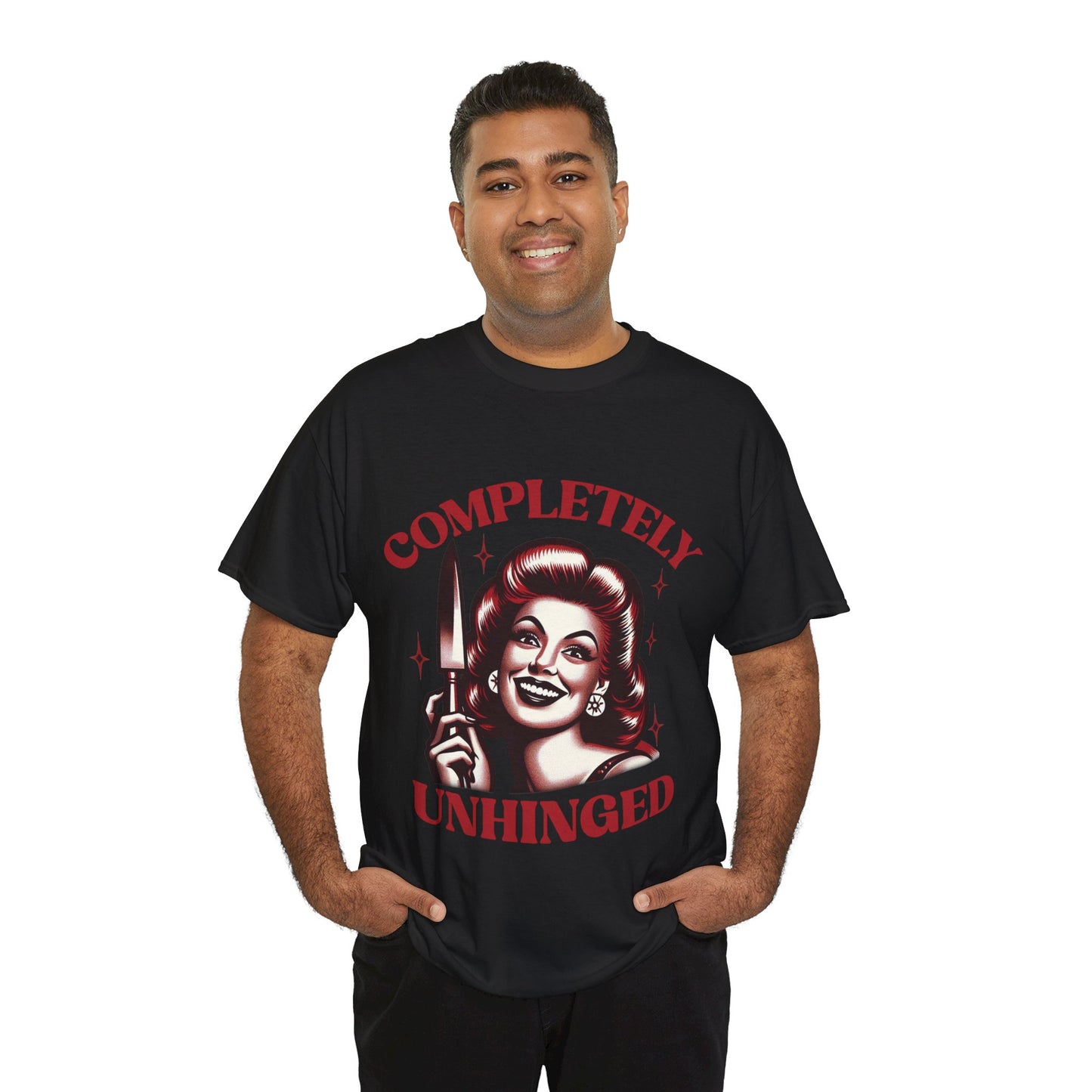 Completely Unhinged Unisex Heavy Cotton Tee