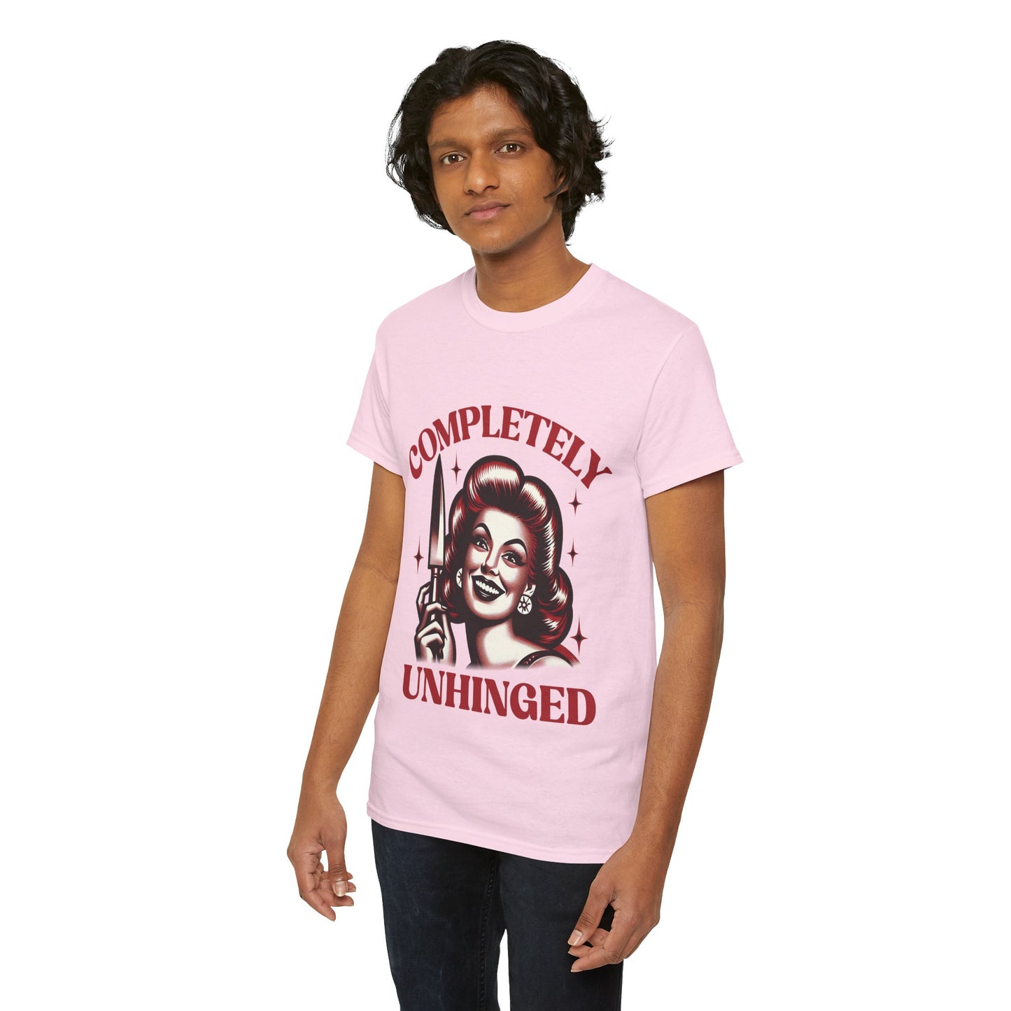 Completely Unhinged Unisex Heavy Cotton Tee