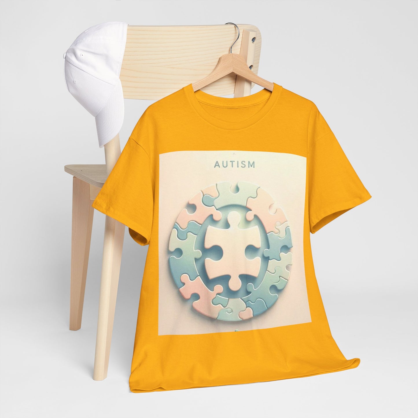 Autism Circle Unisex Heavy Cotton Tee
