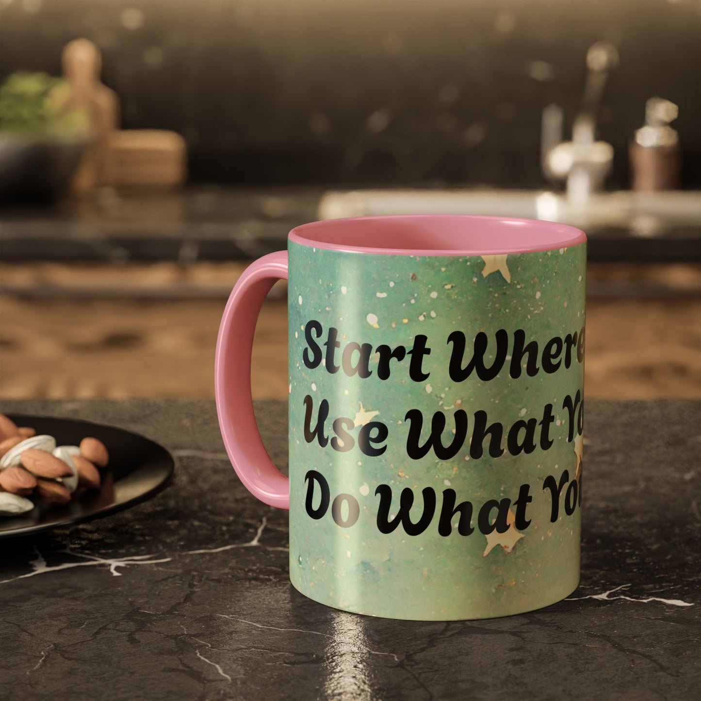 Start Where You Are Inspirational Colorful Mugs (11oz, 15oz)