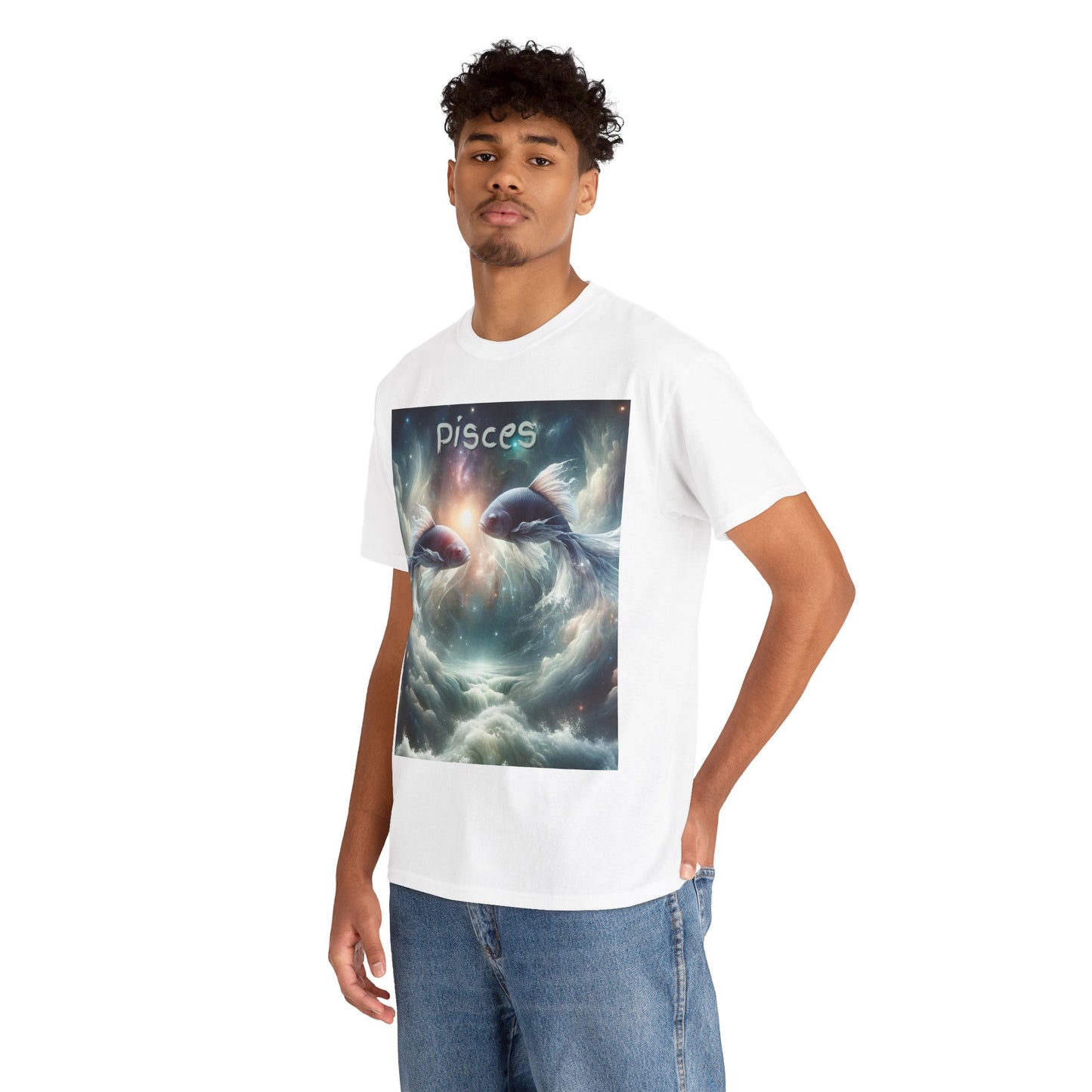 Pisces Unisex Heavy Cotton Tee