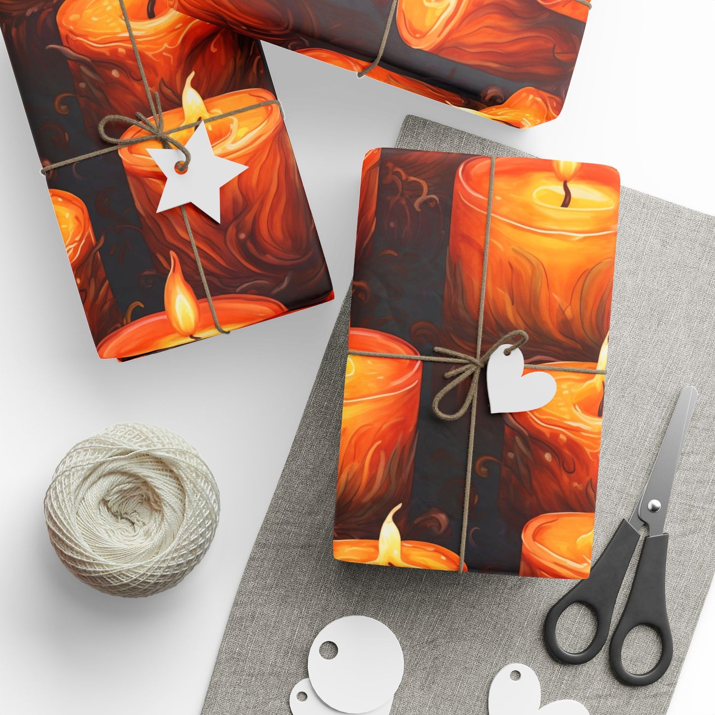 Candle Design Wrapping Papers
