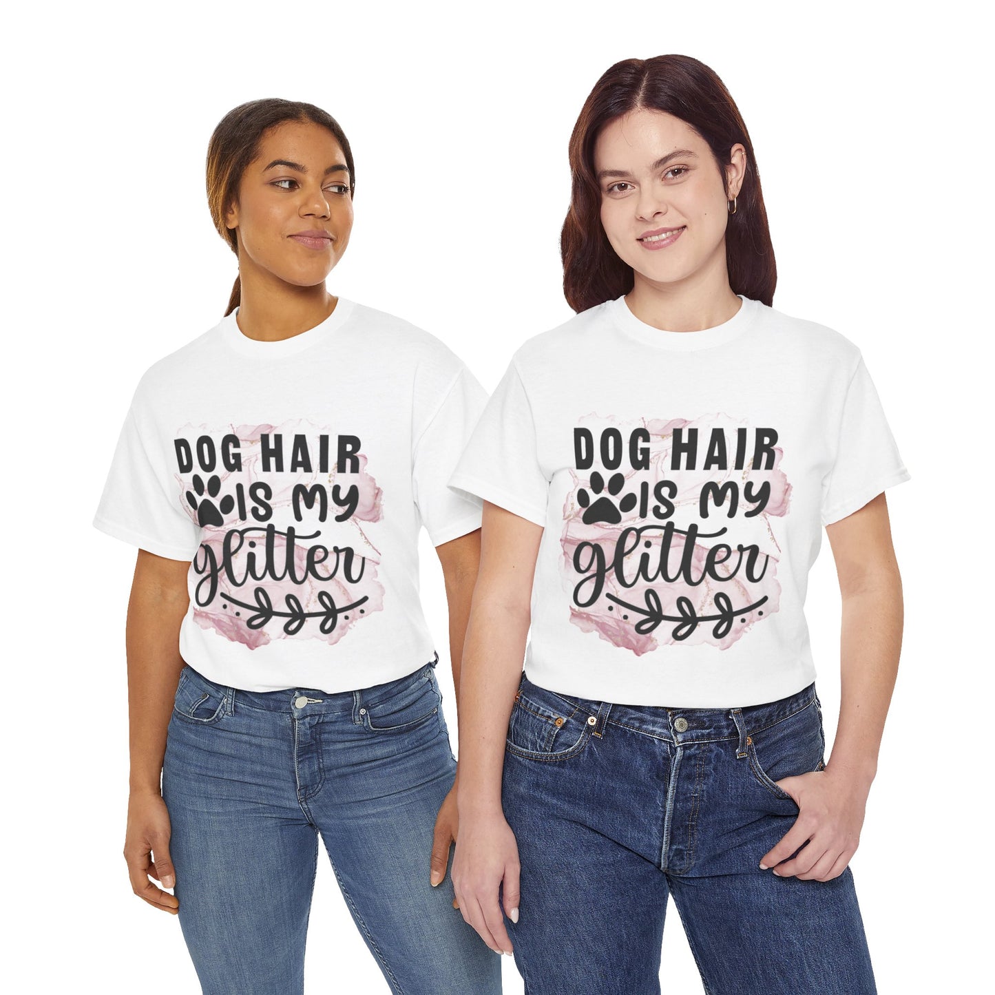 Dog Hair Is My Glitter Unisex Heavy Cotton Tee