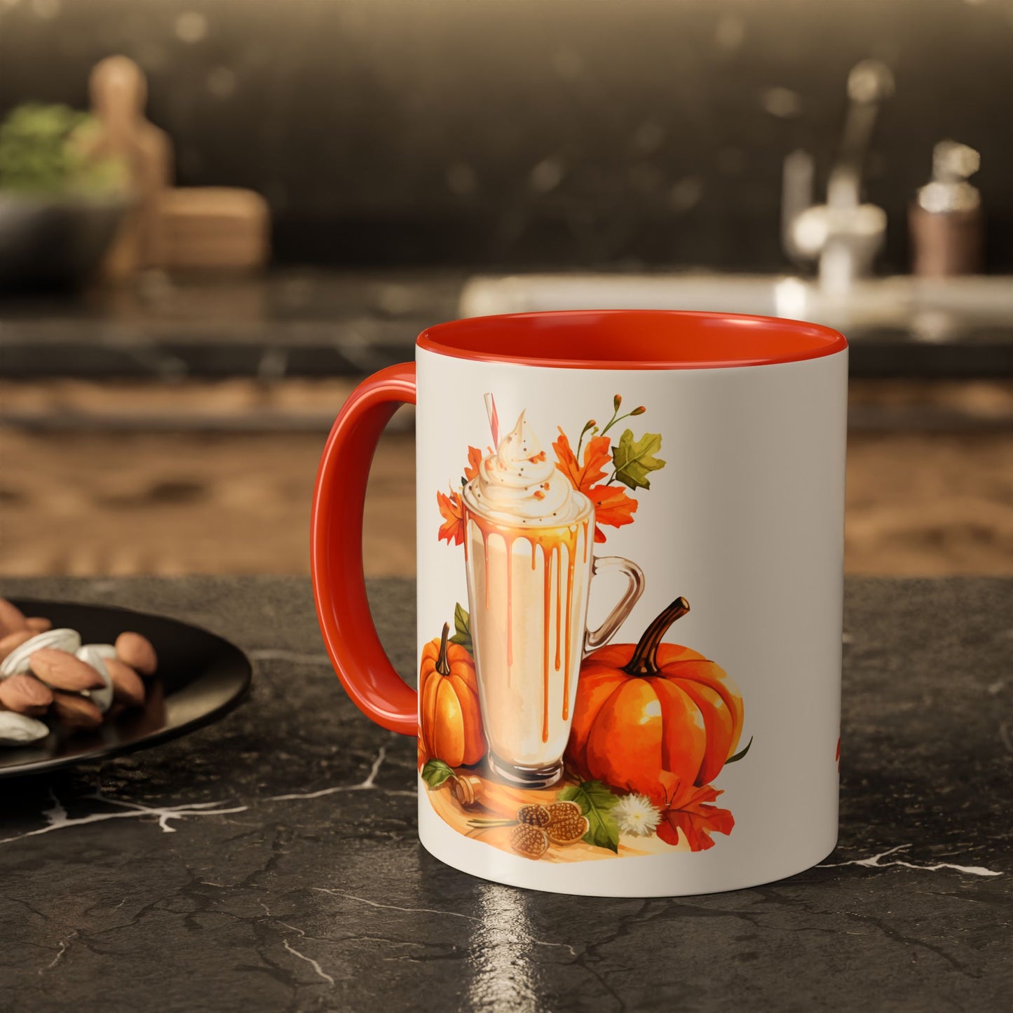 Pumpkin Spice Colorful Mugs, 11oz