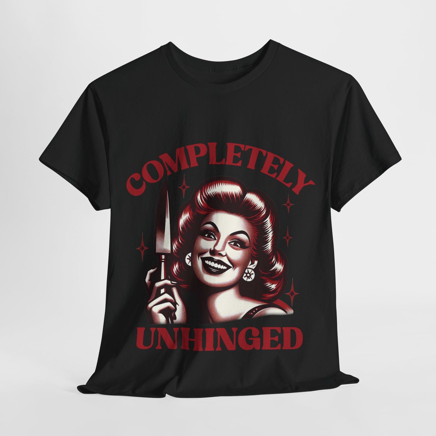 Completely Unhinged Unisex Heavy Cotton Tee