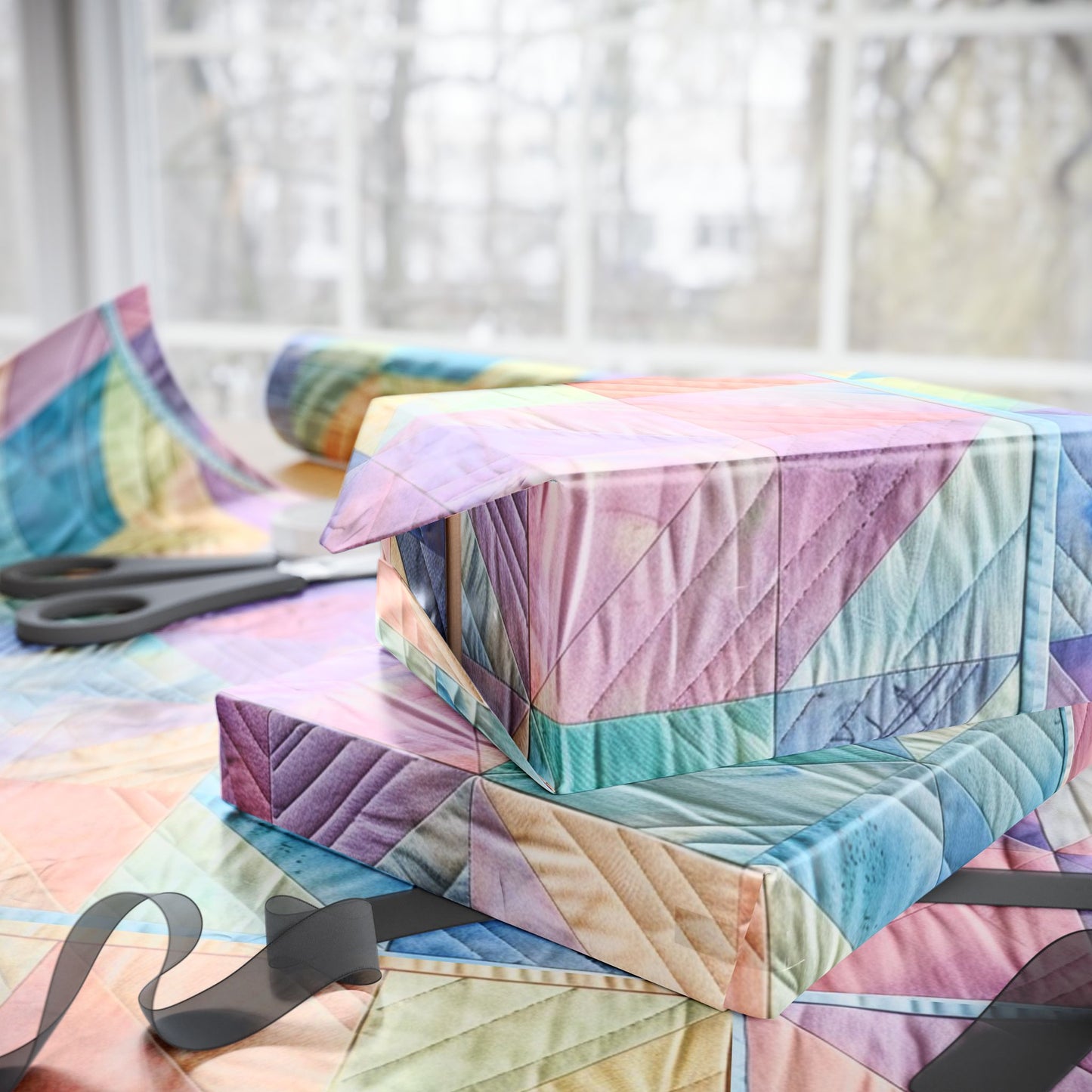 Pastel Patch Wrapping Papers