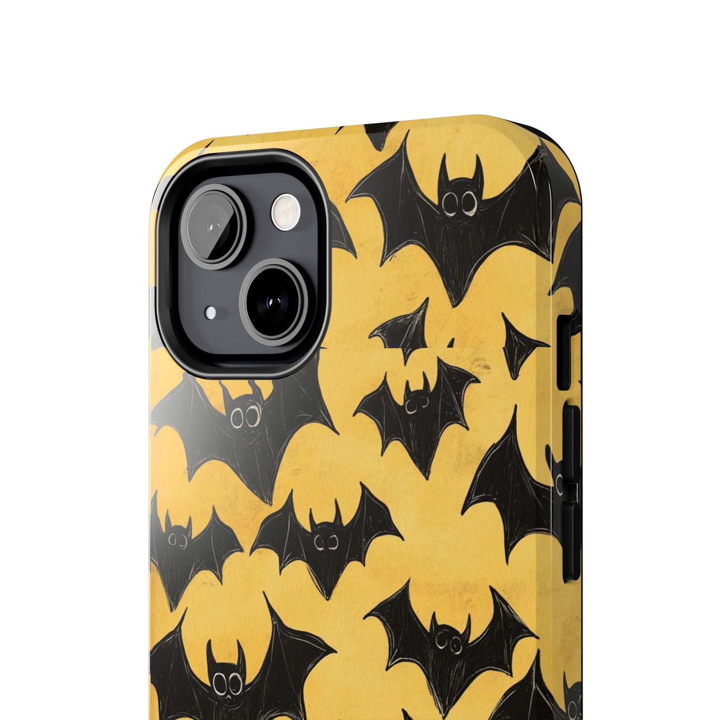 Halloween Yellow Bats Tough Phone Cases