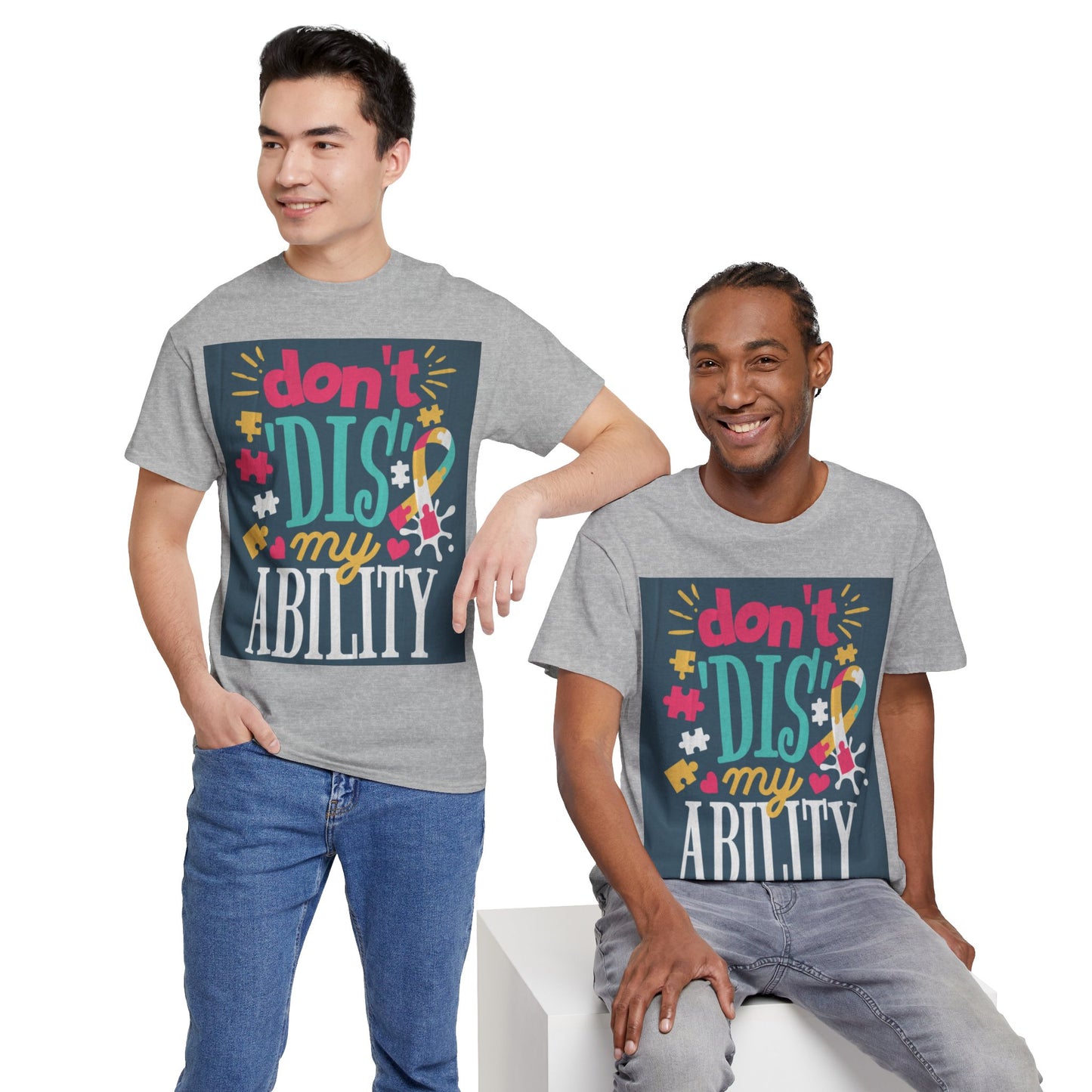 Don't Dis My Ability Unisex Heavy Cotton Tee
