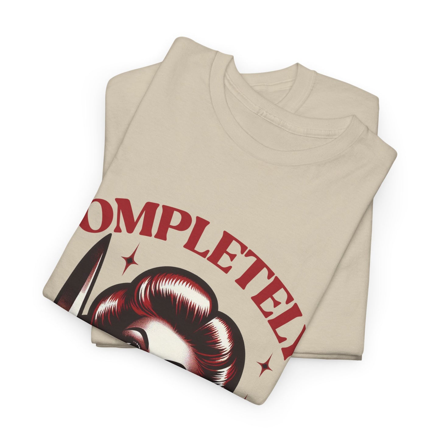 Completely Unhinged Unisex Heavy Cotton Tee