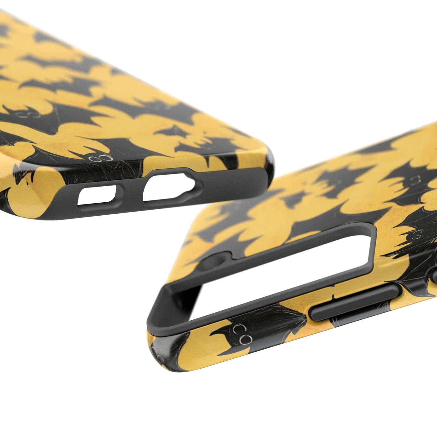 Halloween Yellow Bats Tough Phone Cases