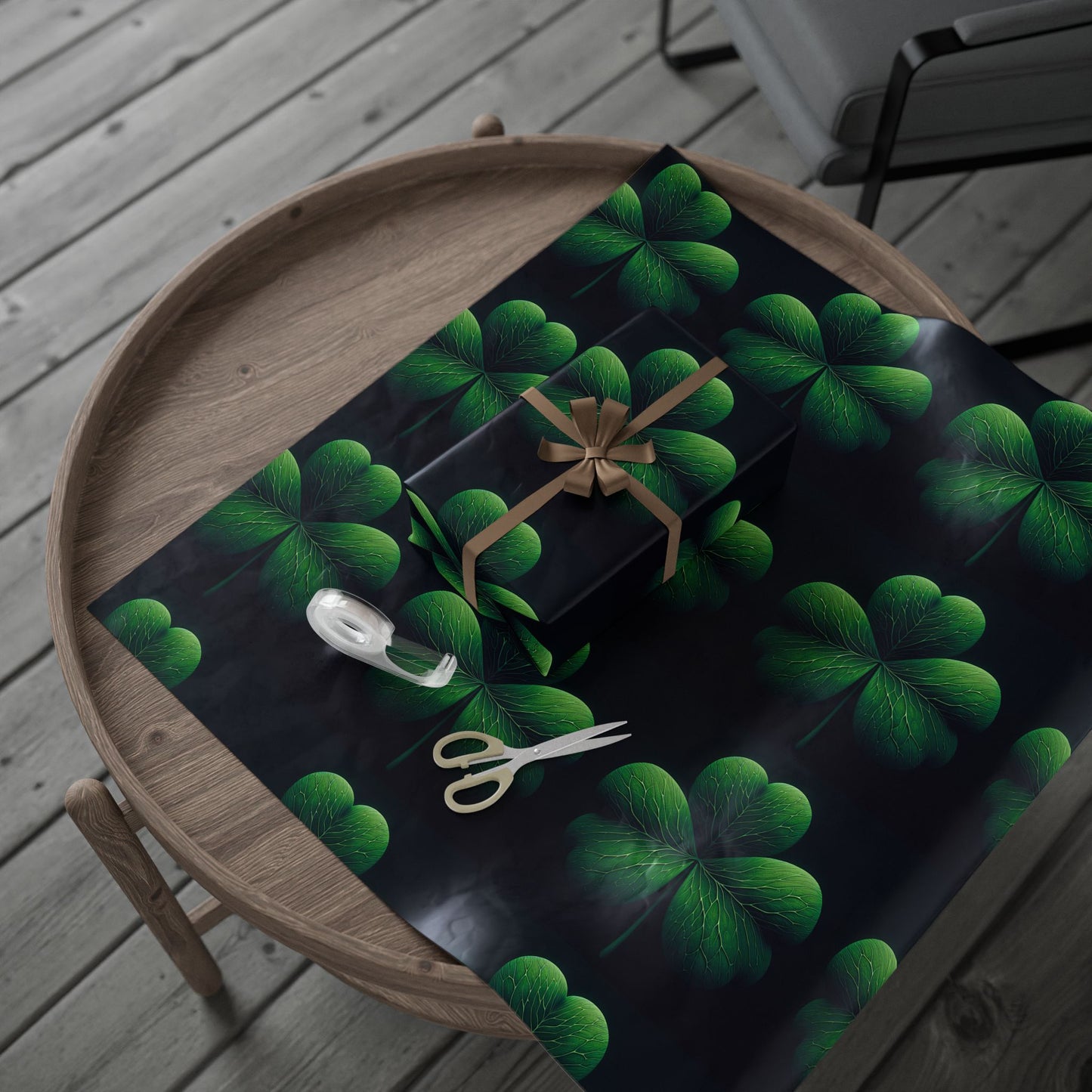 Lucky Clover Wrapping Paper - St. Patrick's Day Gift Wrap