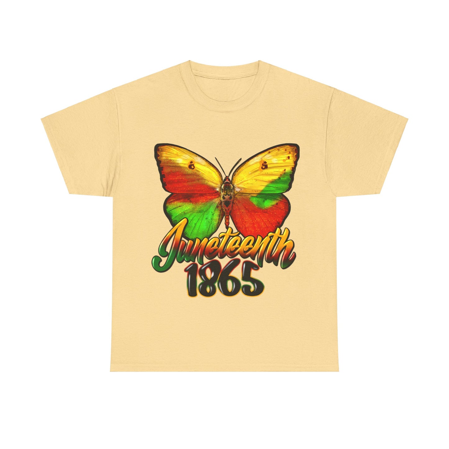 Juneteenth Butterfly Unisex Heavy Cotton Tee