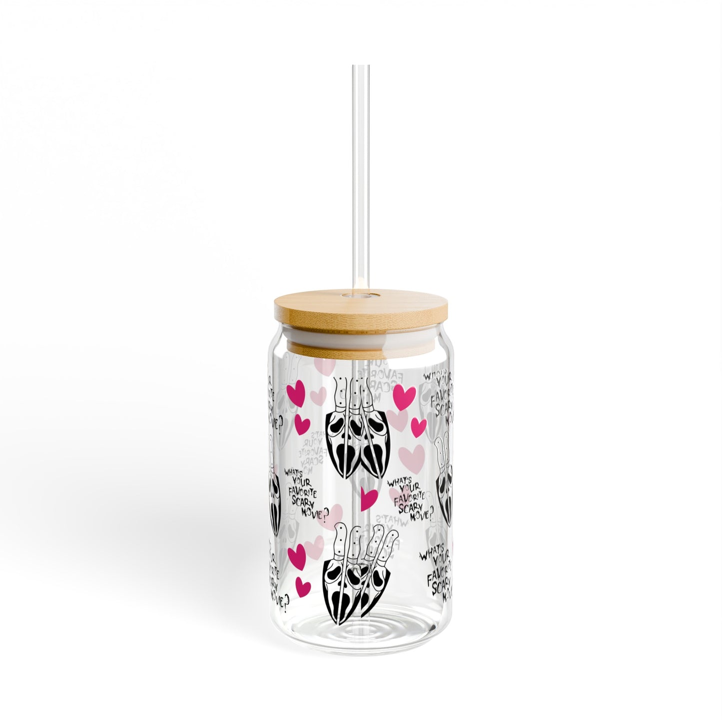 Horror Sipper Glass, 16oz