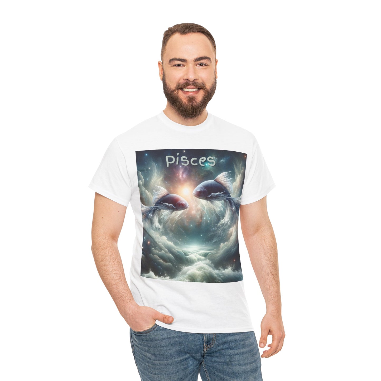 Pisces Unisex Heavy Cotton Tee
