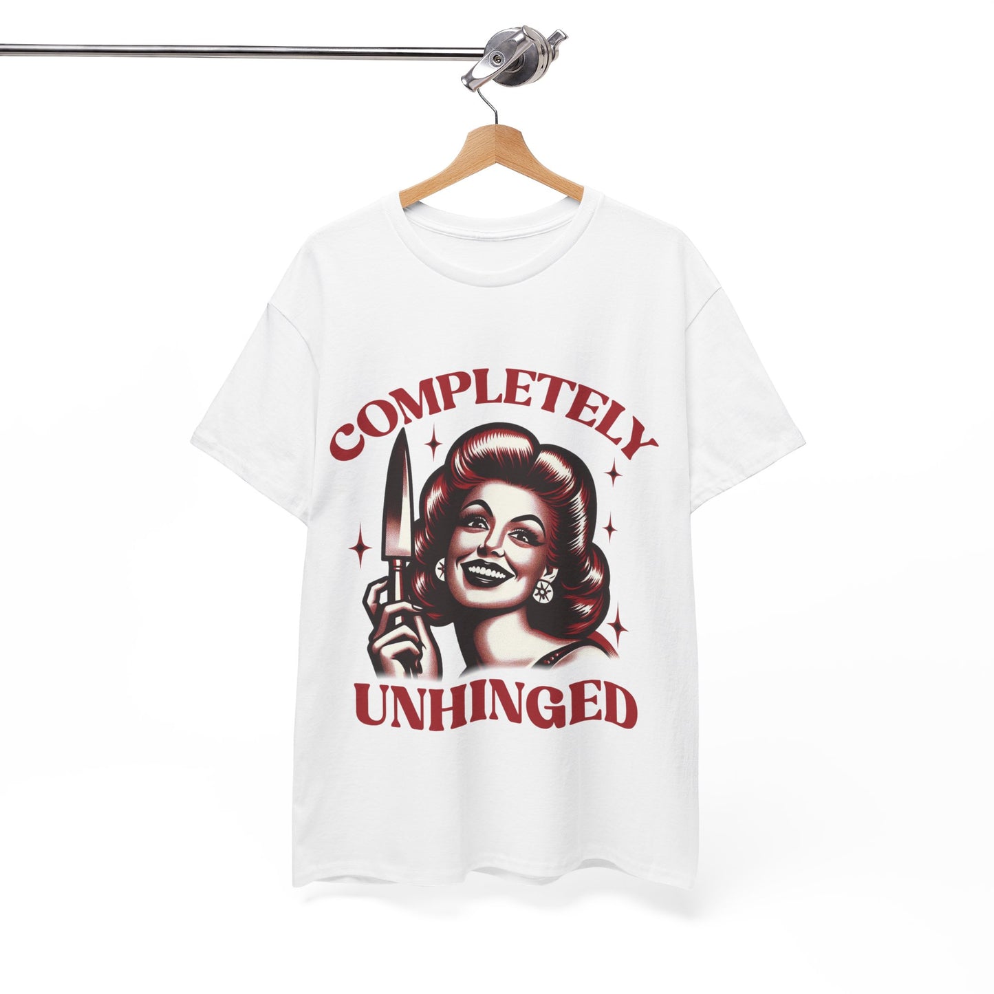 Completely Unhinged Unisex Heavy Cotton Tee