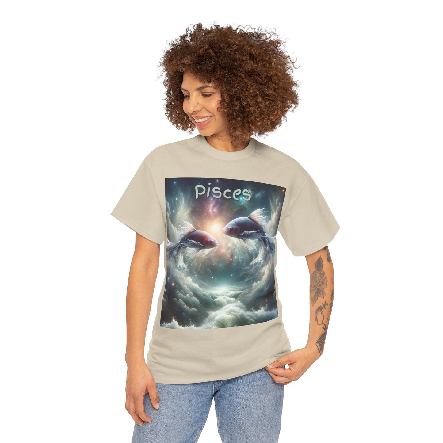 Pisces Unisex Heavy Cotton Tee