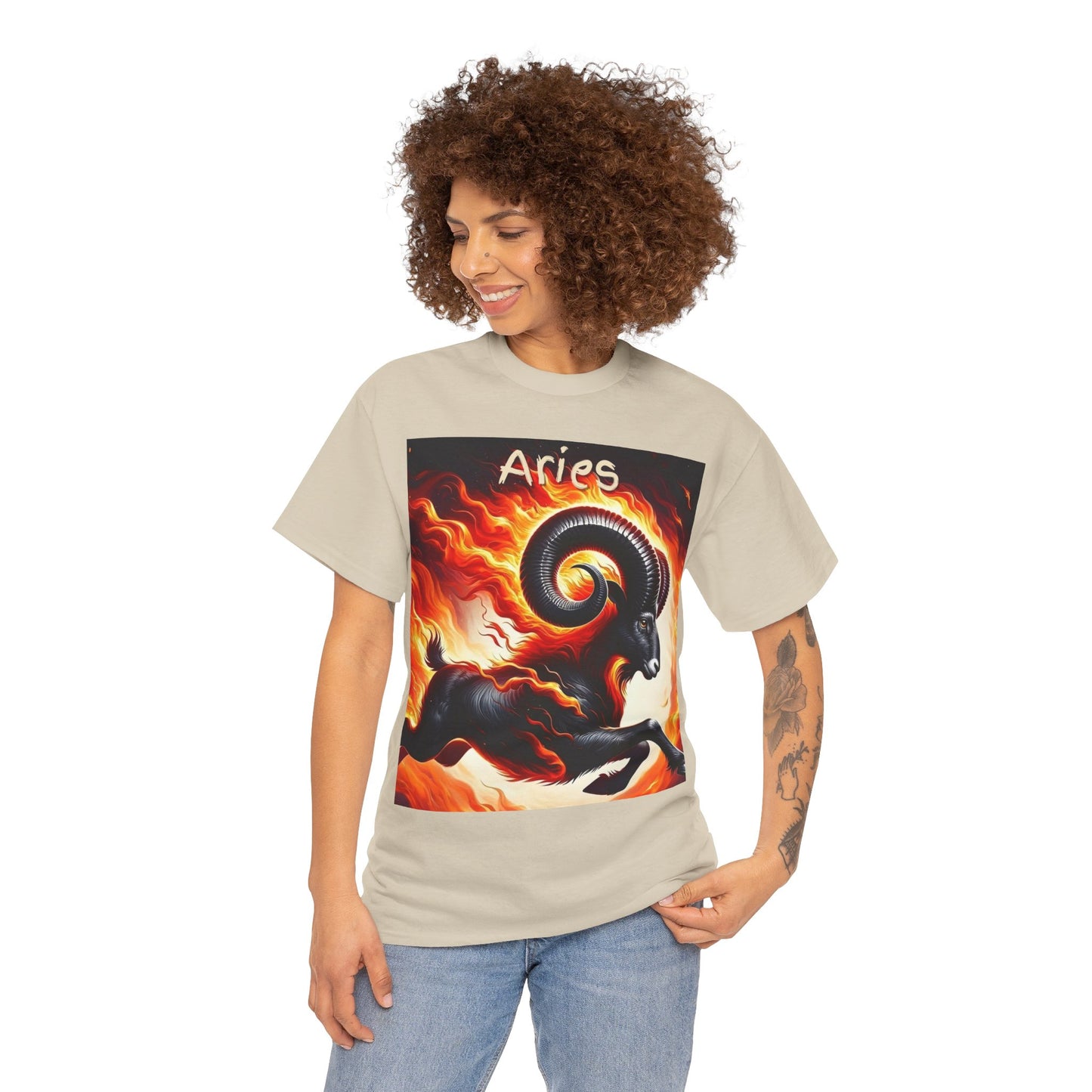 Aries Unisex Heavy Cotton Tee