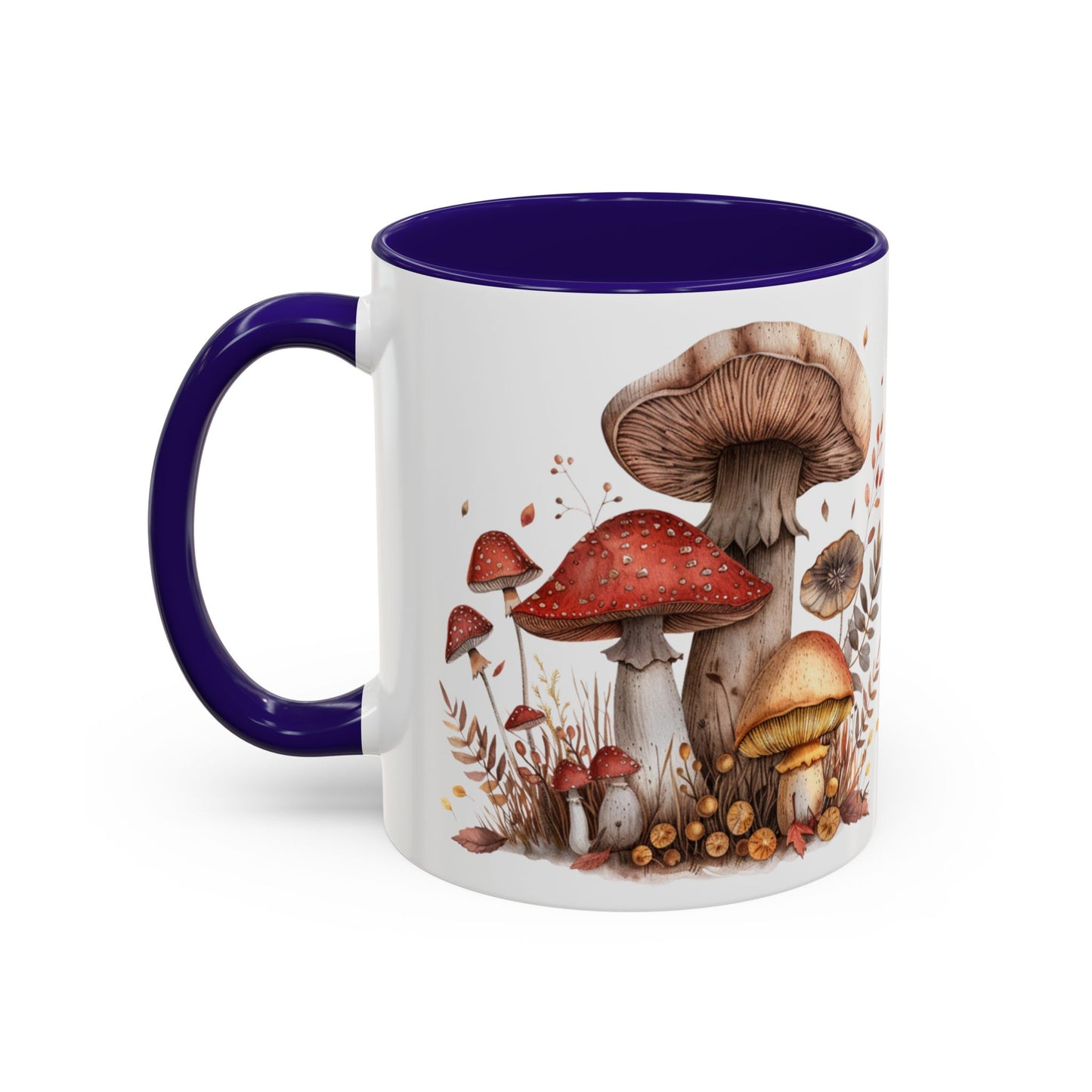 Mushroom Trio Colorful Mugs, 11oz