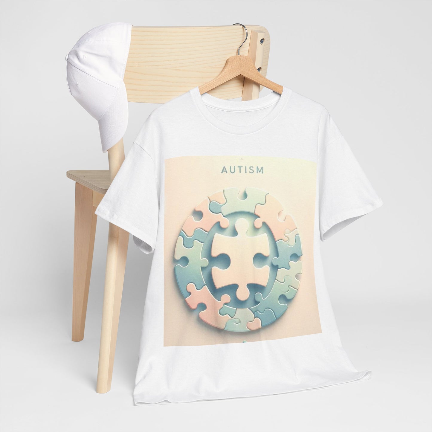 Autism Circle Unisex Heavy Cotton Tee
