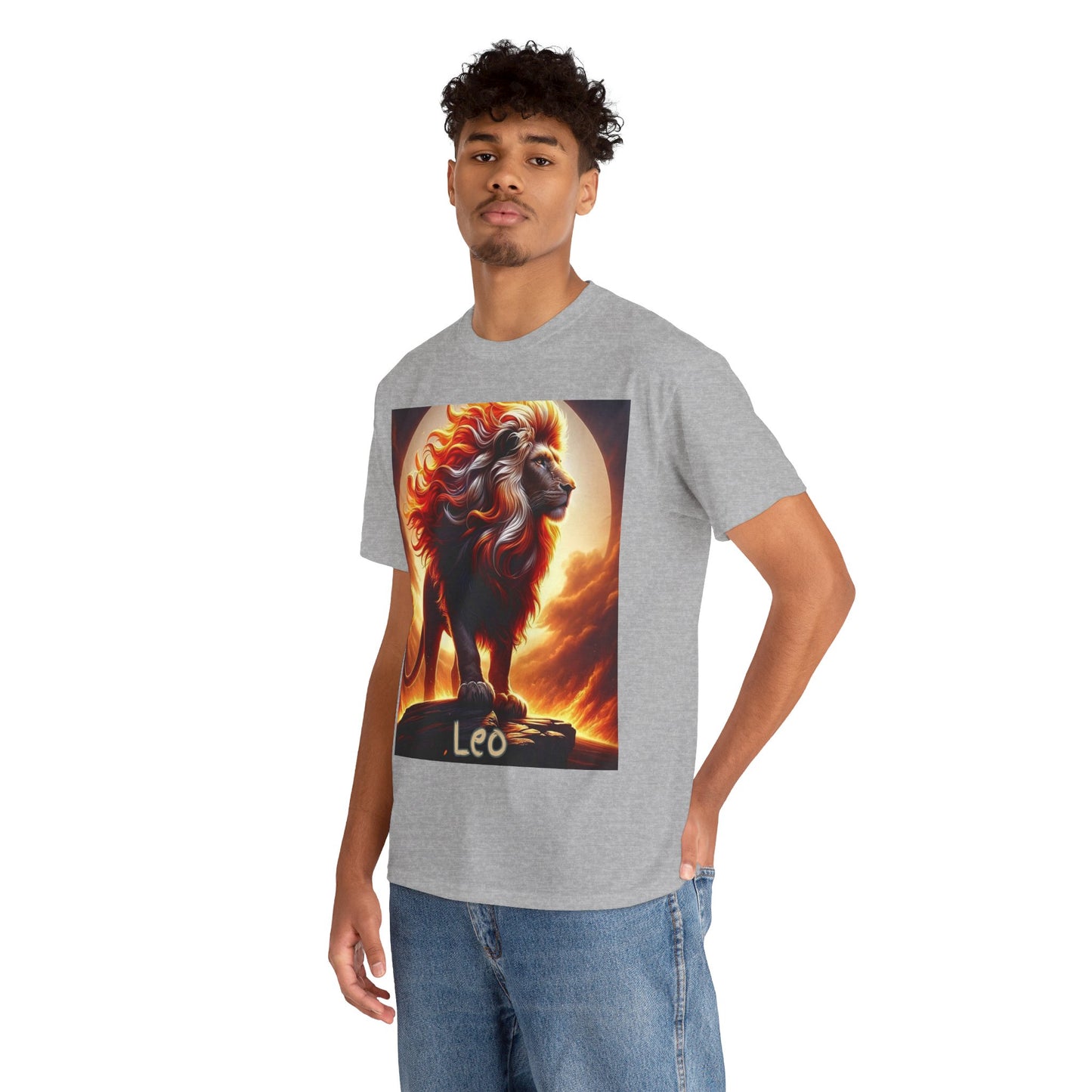 Leo Unisex Heavy Cotton Tee