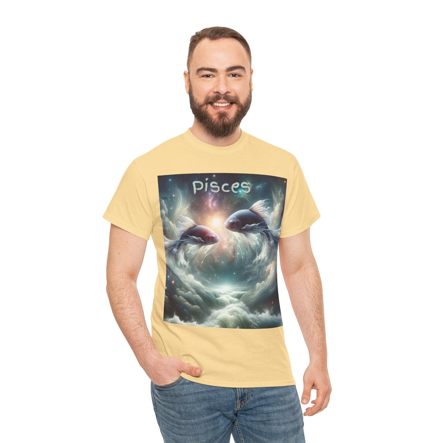 Pisces Unisex Heavy Cotton Tee