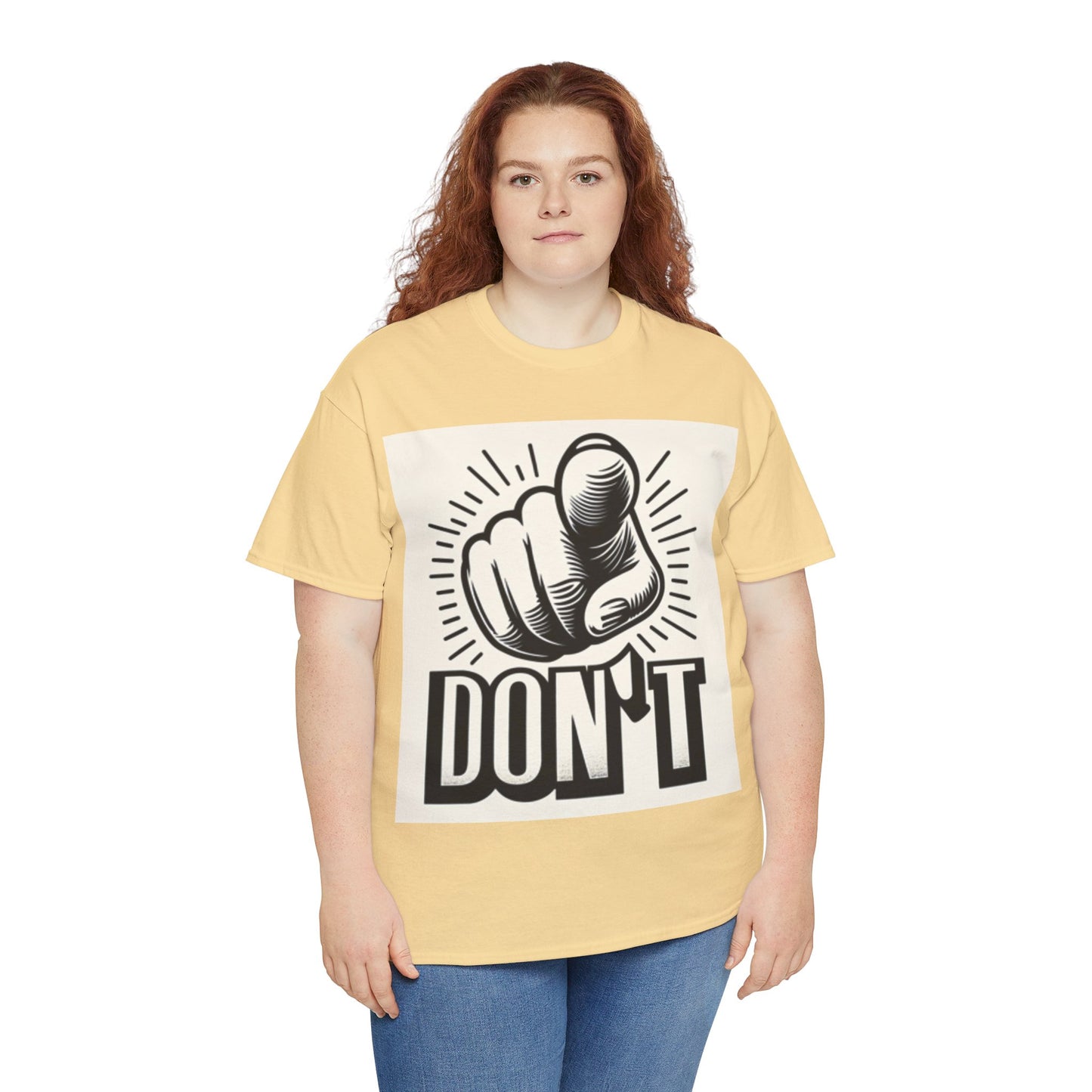 Don't Finger Unisex Heavy Cotton Tee