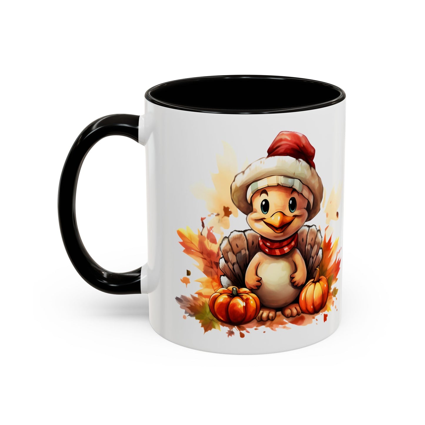 Autumn Duck Colorful Mugs, 11oz