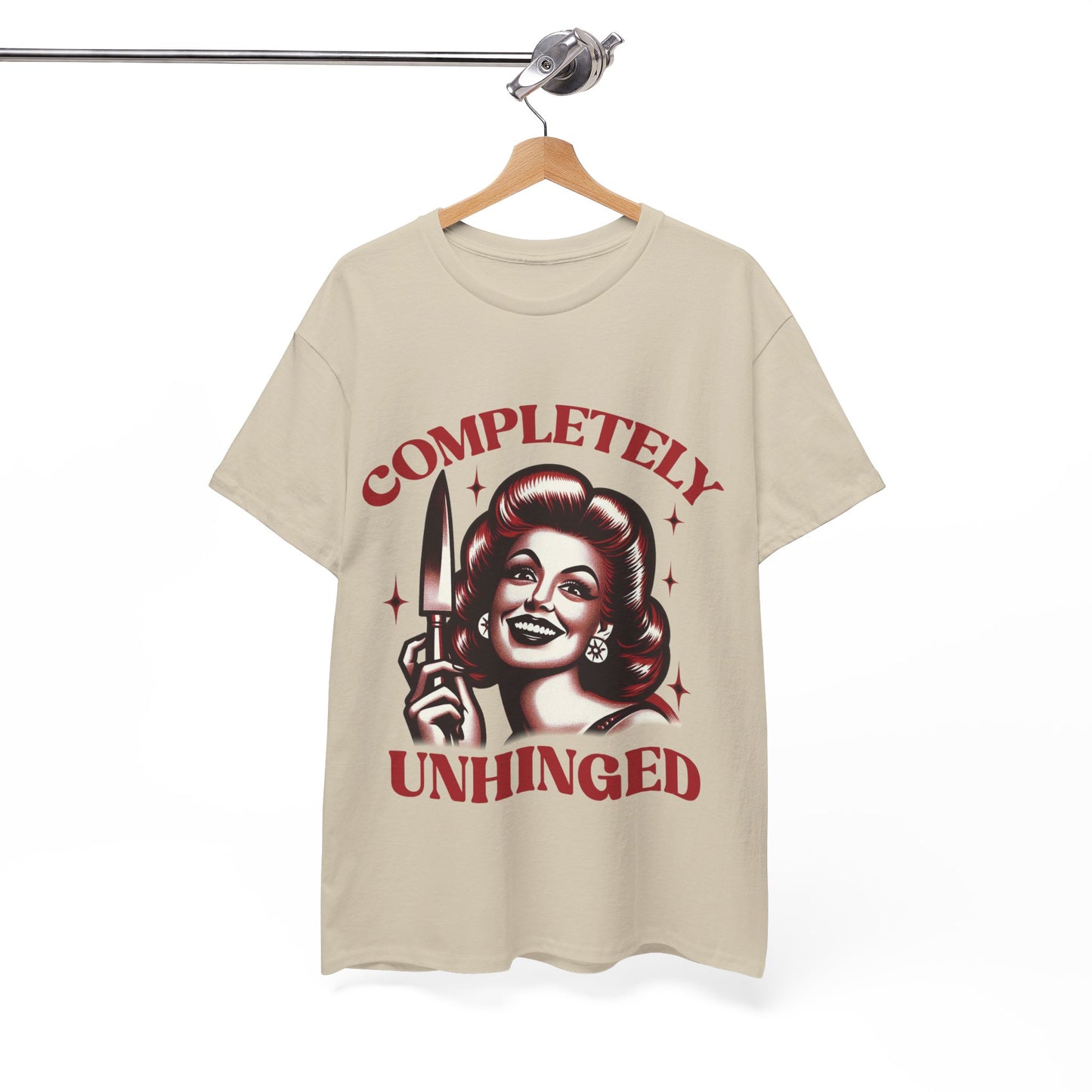 Completely Unhinged Unisex Heavy Cotton Tee