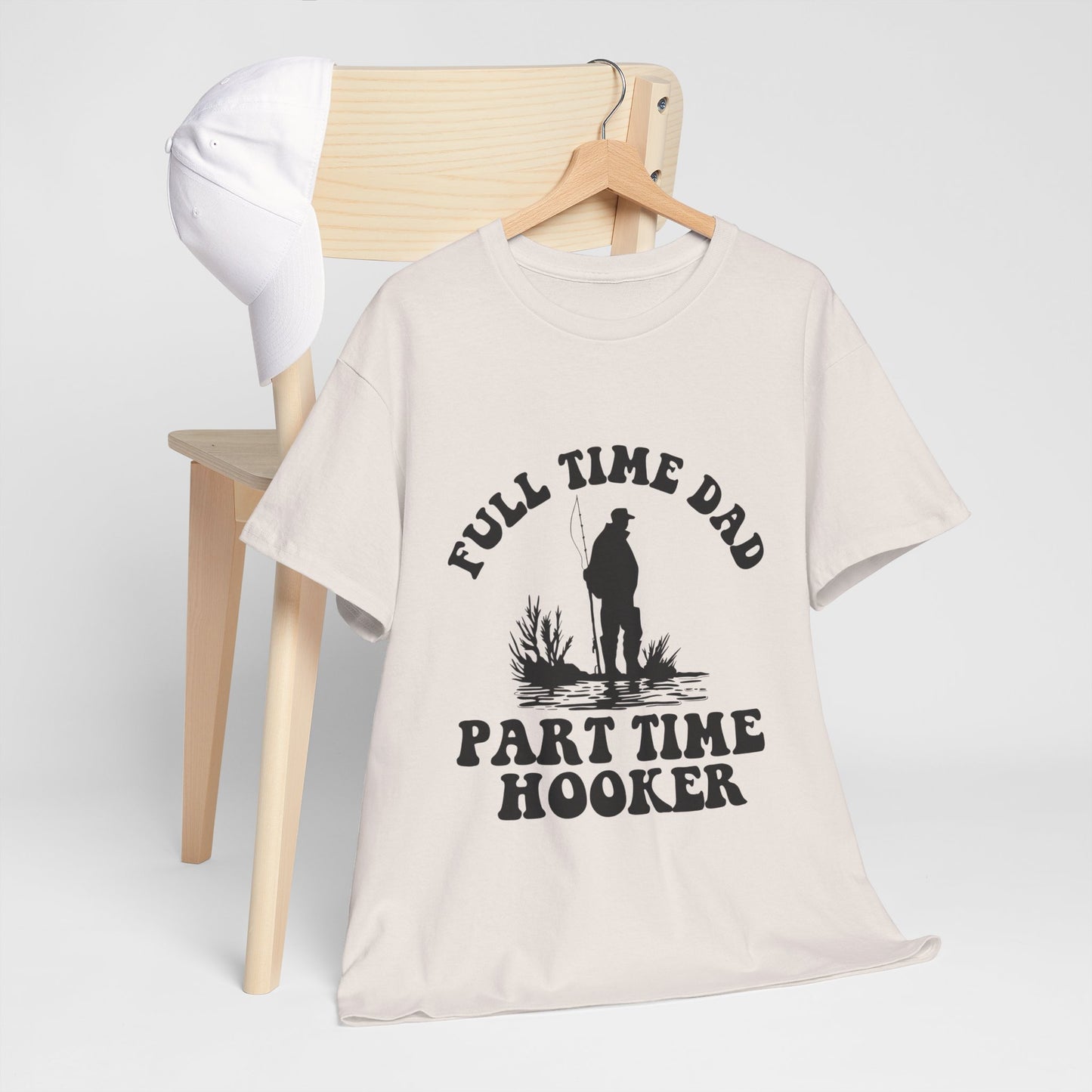 Full Time Dad Unisex Heavy Cotton Tee