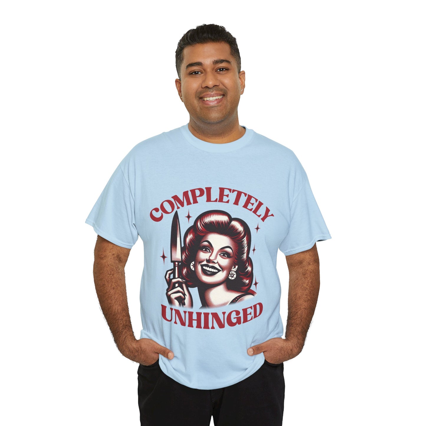 Completely Unhinged Unisex Heavy Cotton Tee