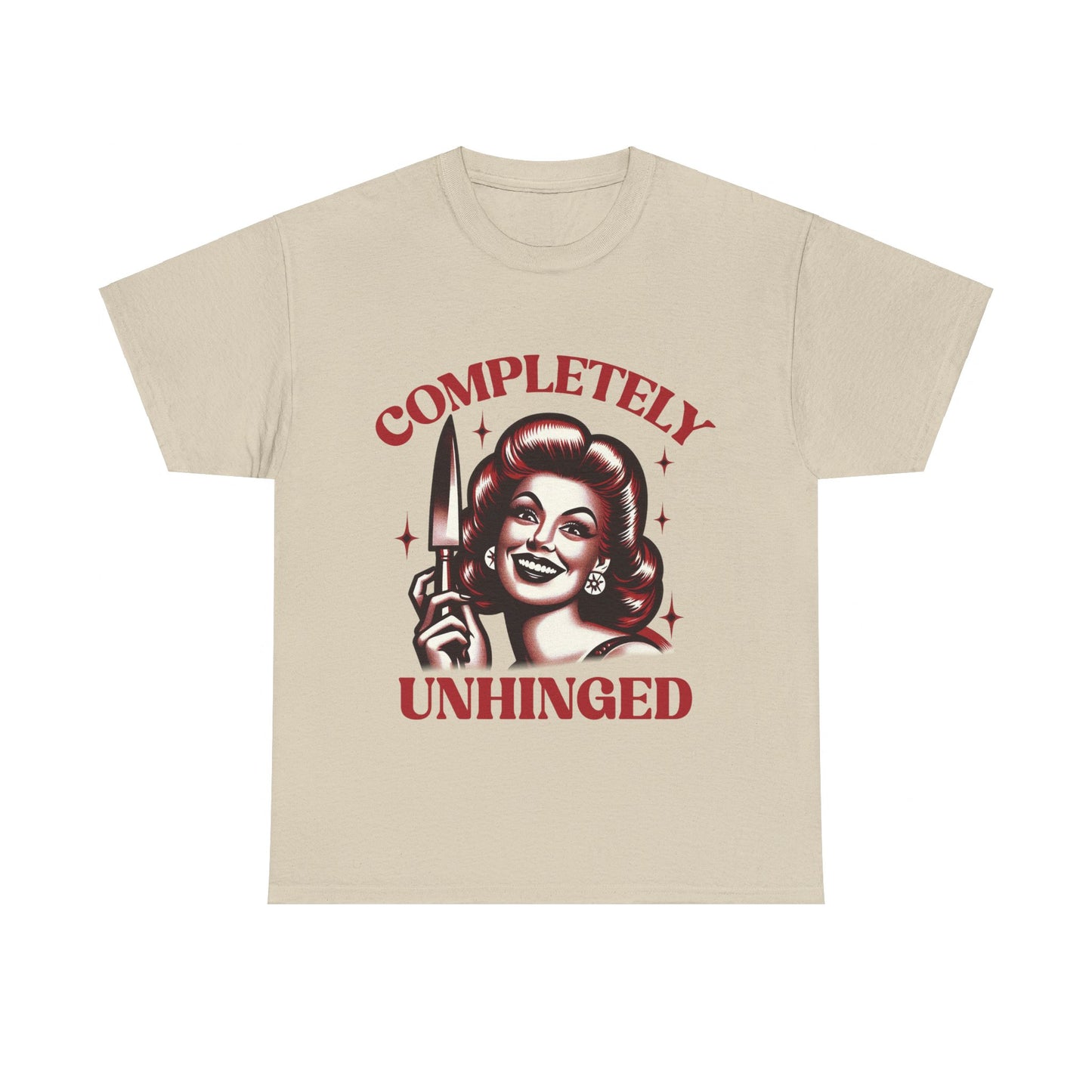 Completely Unhinged Unisex Heavy Cotton Tee