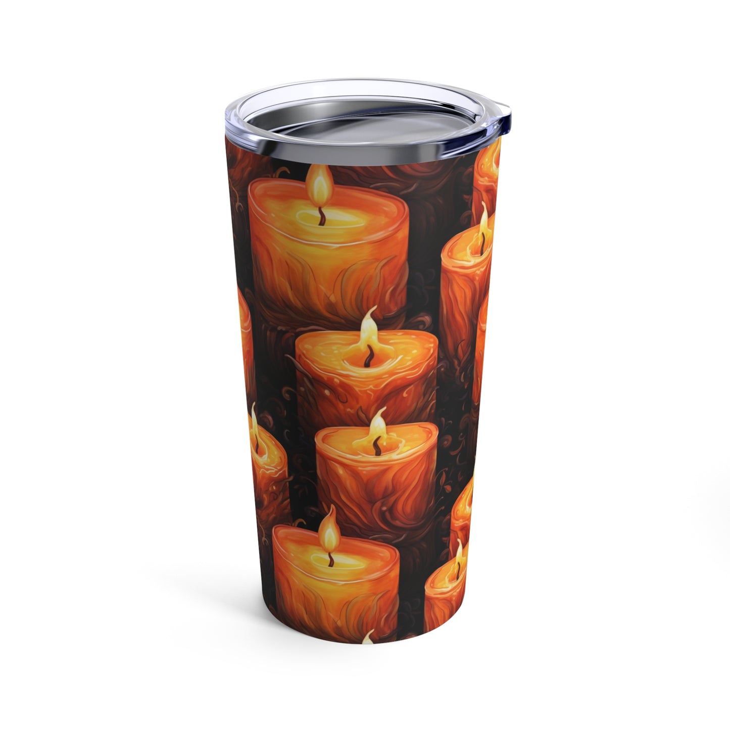 Halloween/Fall Candles Tumbler 20oz