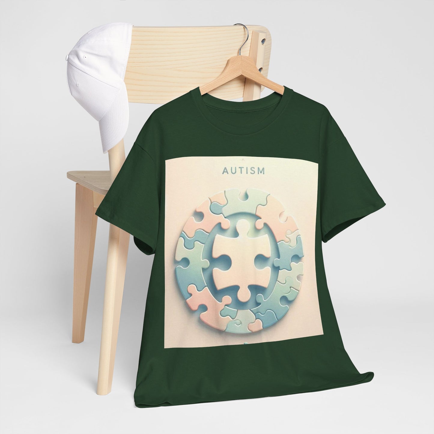 Autism Circle Unisex Heavy Cotton Tee