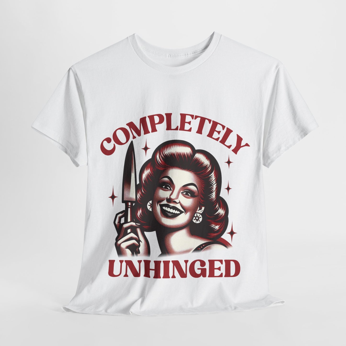 Completely Unhinged Unisex Heavy Cotton Tee